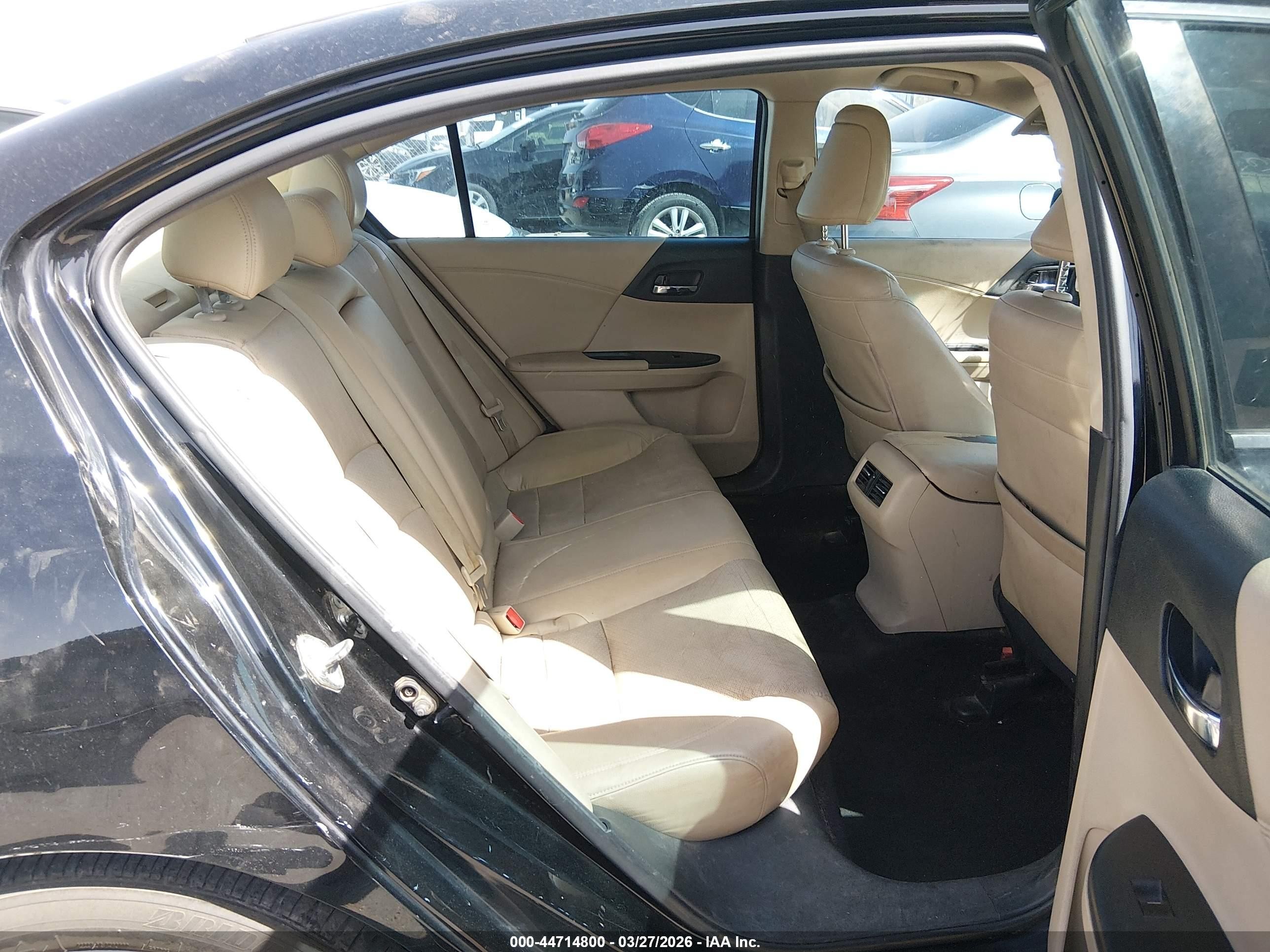 2015 Honda Accord Ex-l Black vin: 1HGCR2F80FA121479
