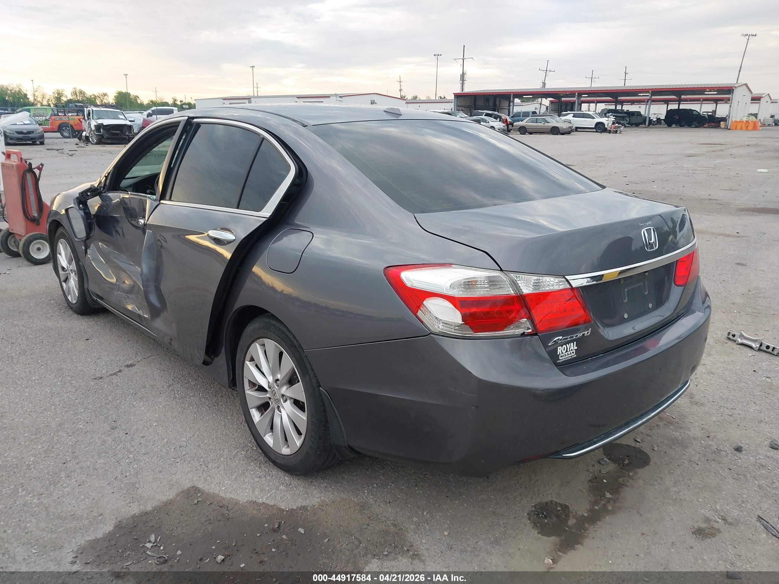 2015 Honda Accord Ex-l Gray vin: 1HGCR2F80FA126729