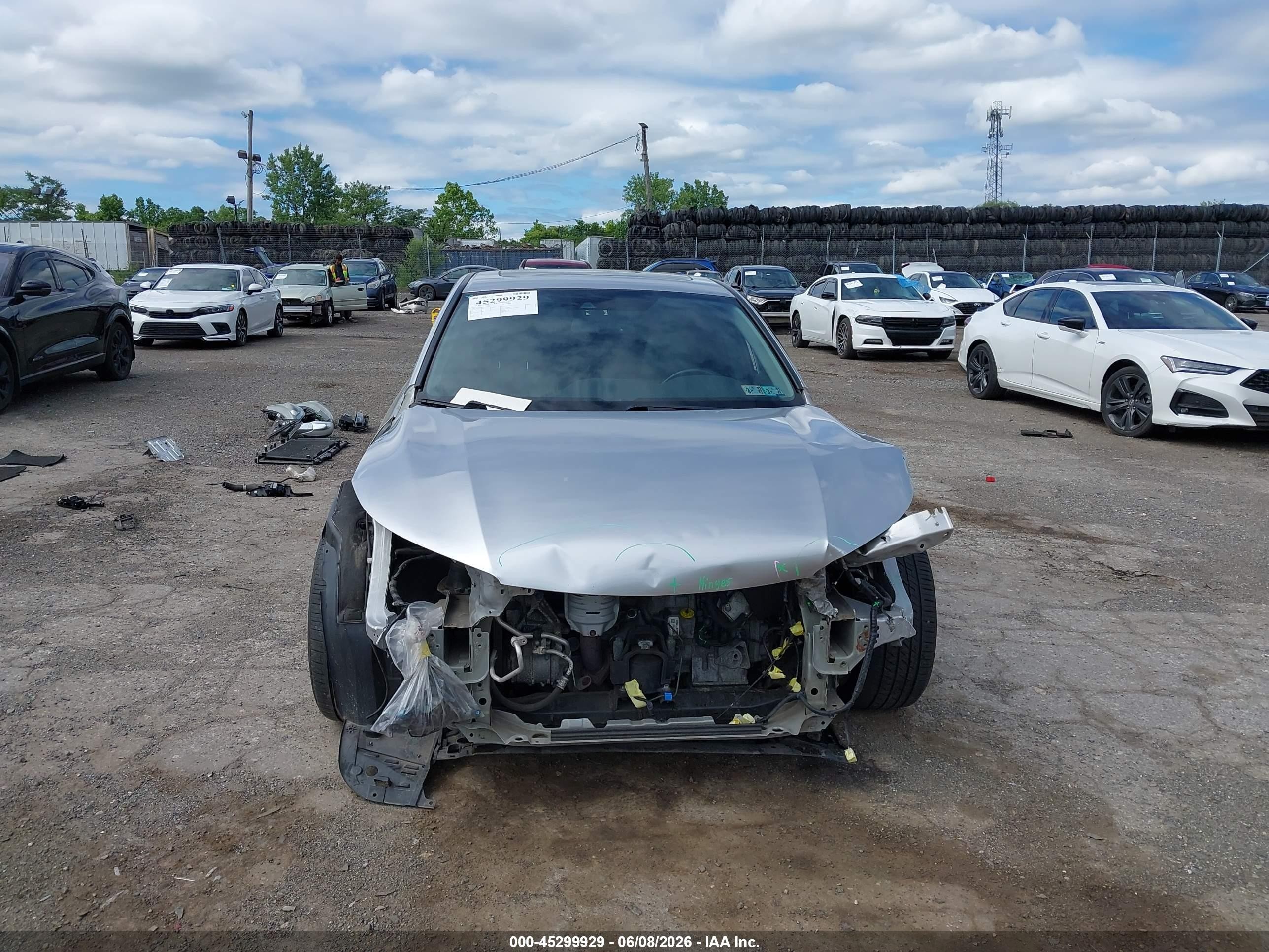 2015 Honda Accord Ex-l Silver vin: 1HGCR2F80FA135561
