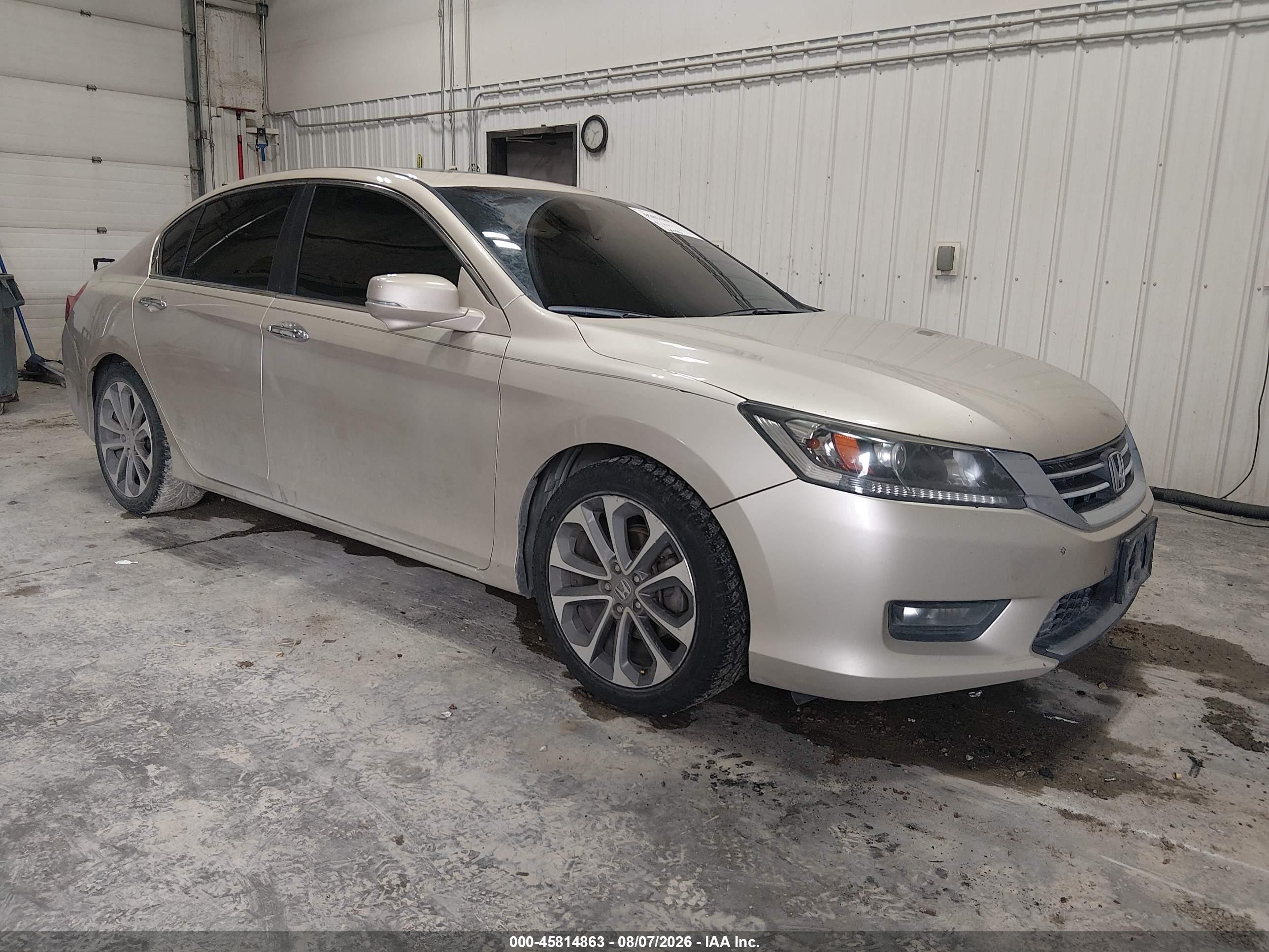 2015 Honda Accord Ex-l Gold vin: 1HGCR2F80FA144146