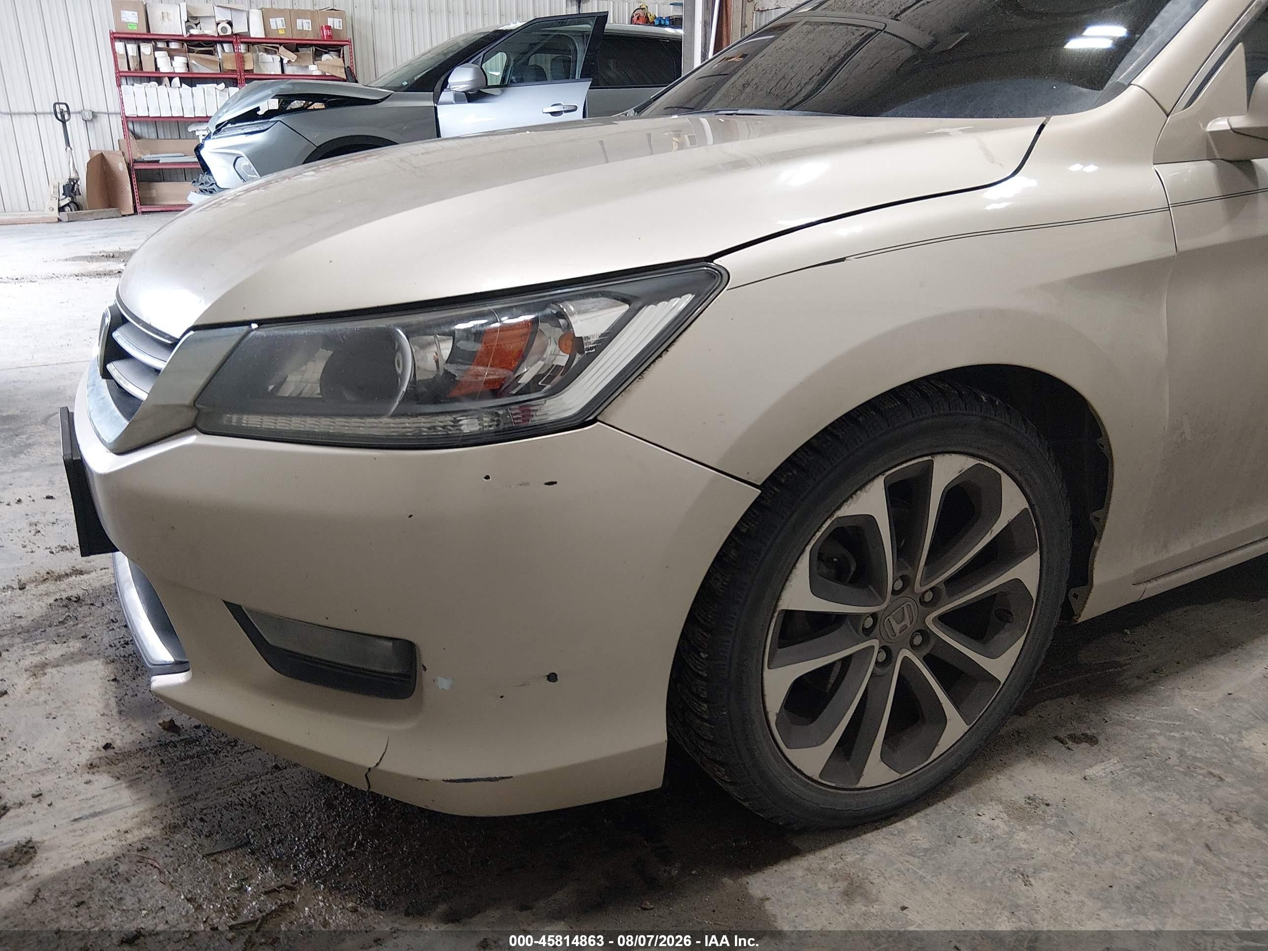 2015 Honda Accord Ex-l Золотой vin: 1HGCR2F80FA144146