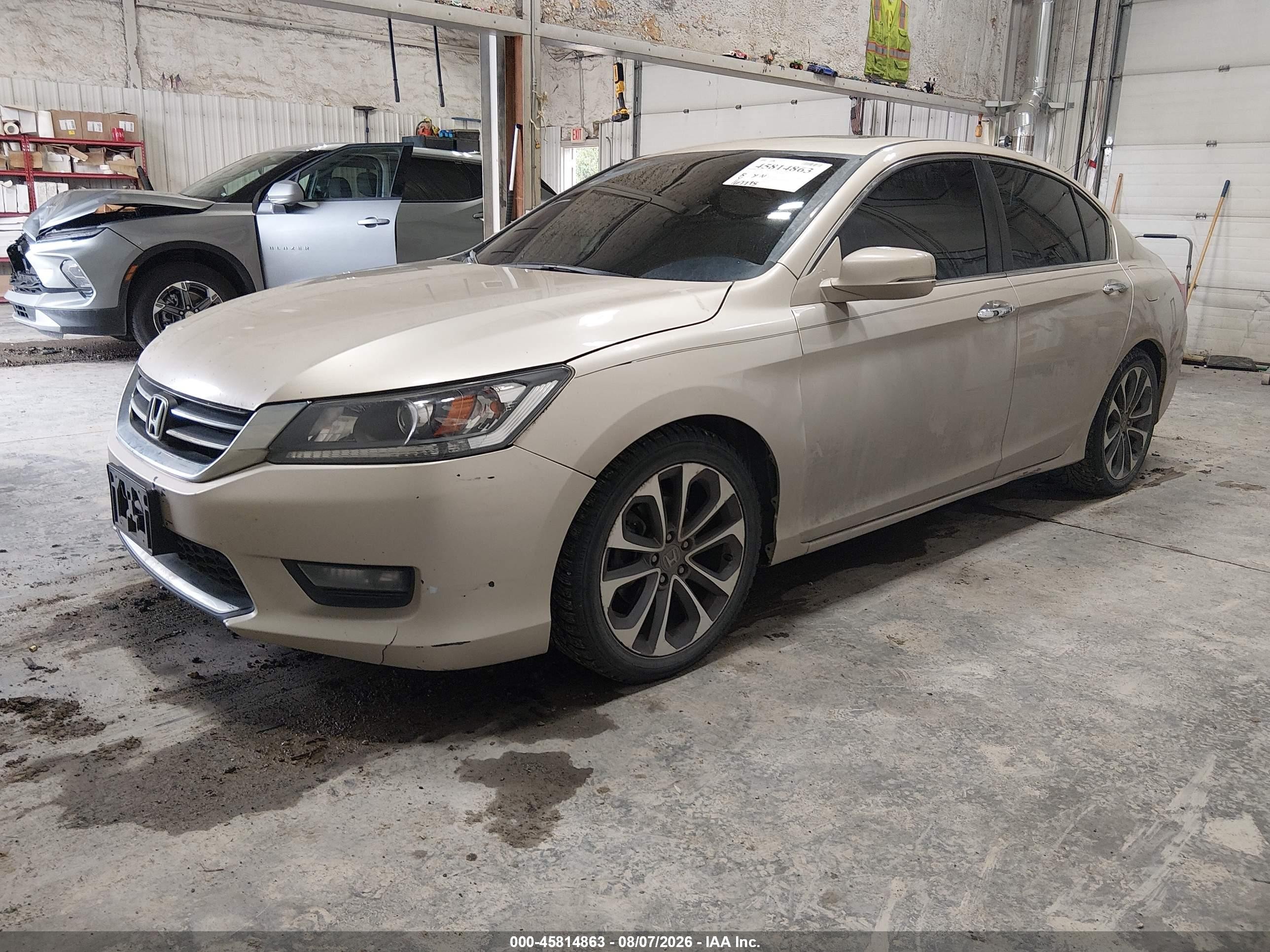 2015 Honda Accord Ex-l Золотой vin: 1HGCR2F80FA144146
