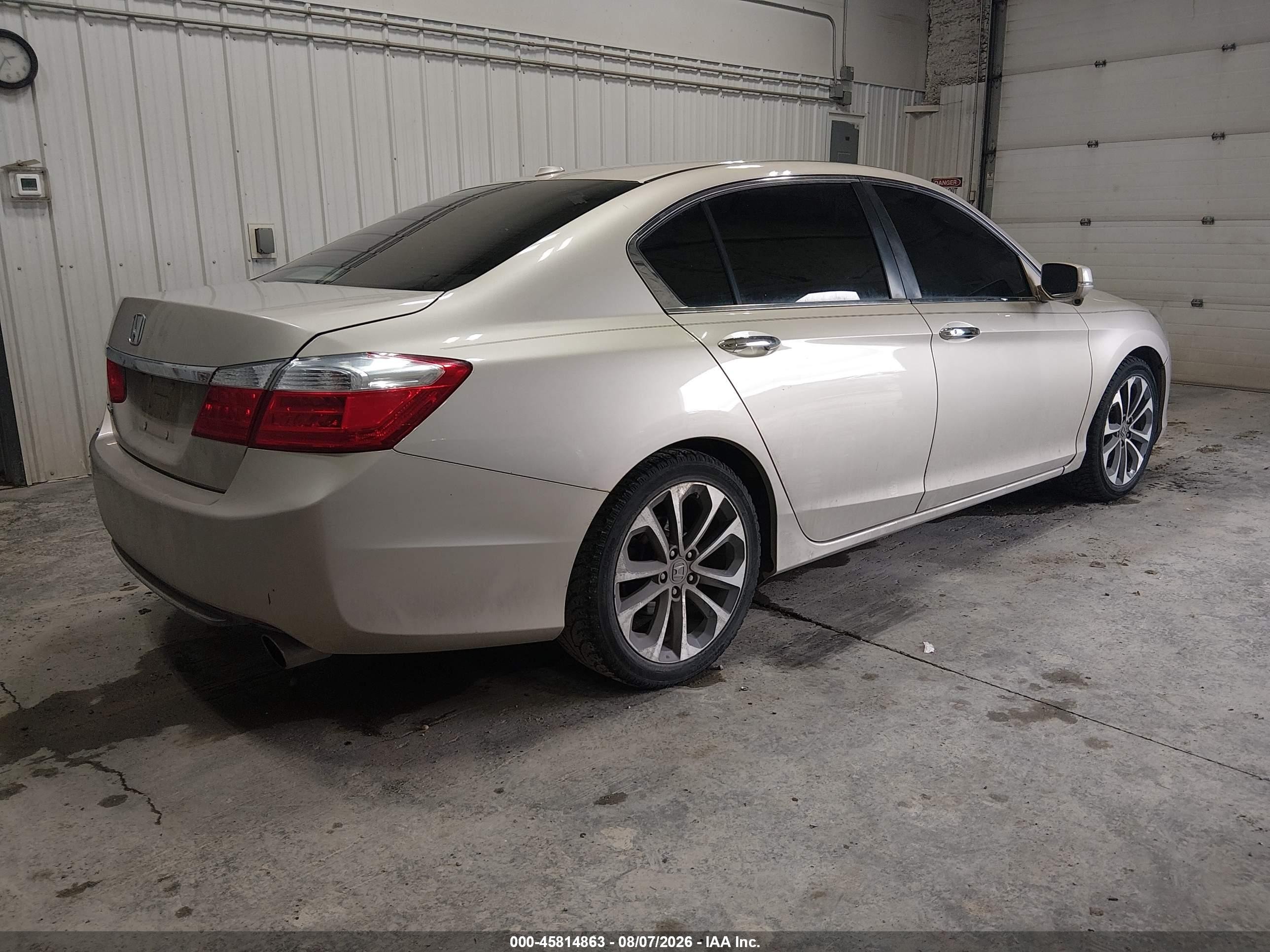 2015 Honda Accord Ex-l Золотой vin: 1HGCR2F80FA144146