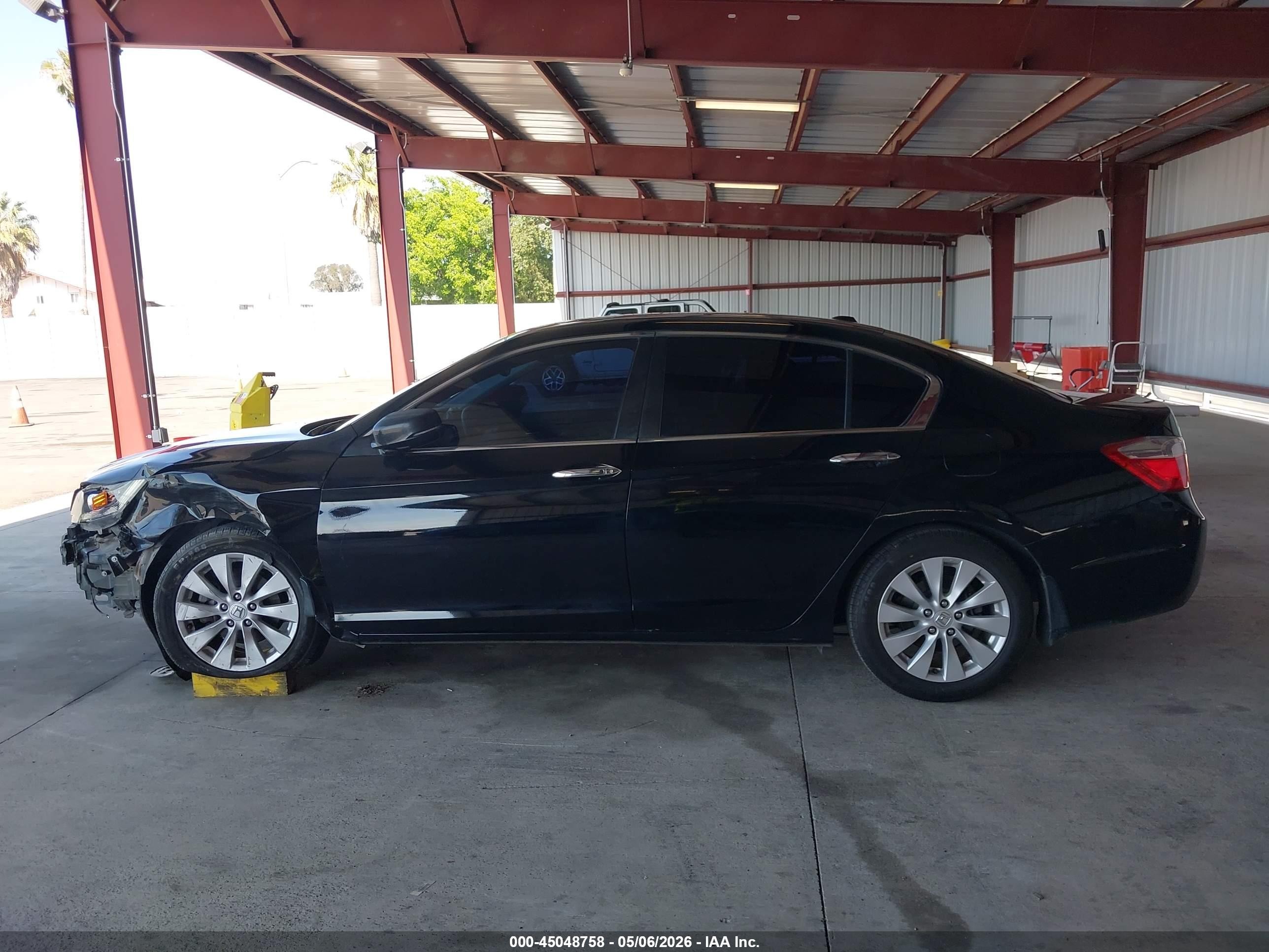 2015 Honda Accord Ex-l Черный vin: 1HGCR2F80FA146625