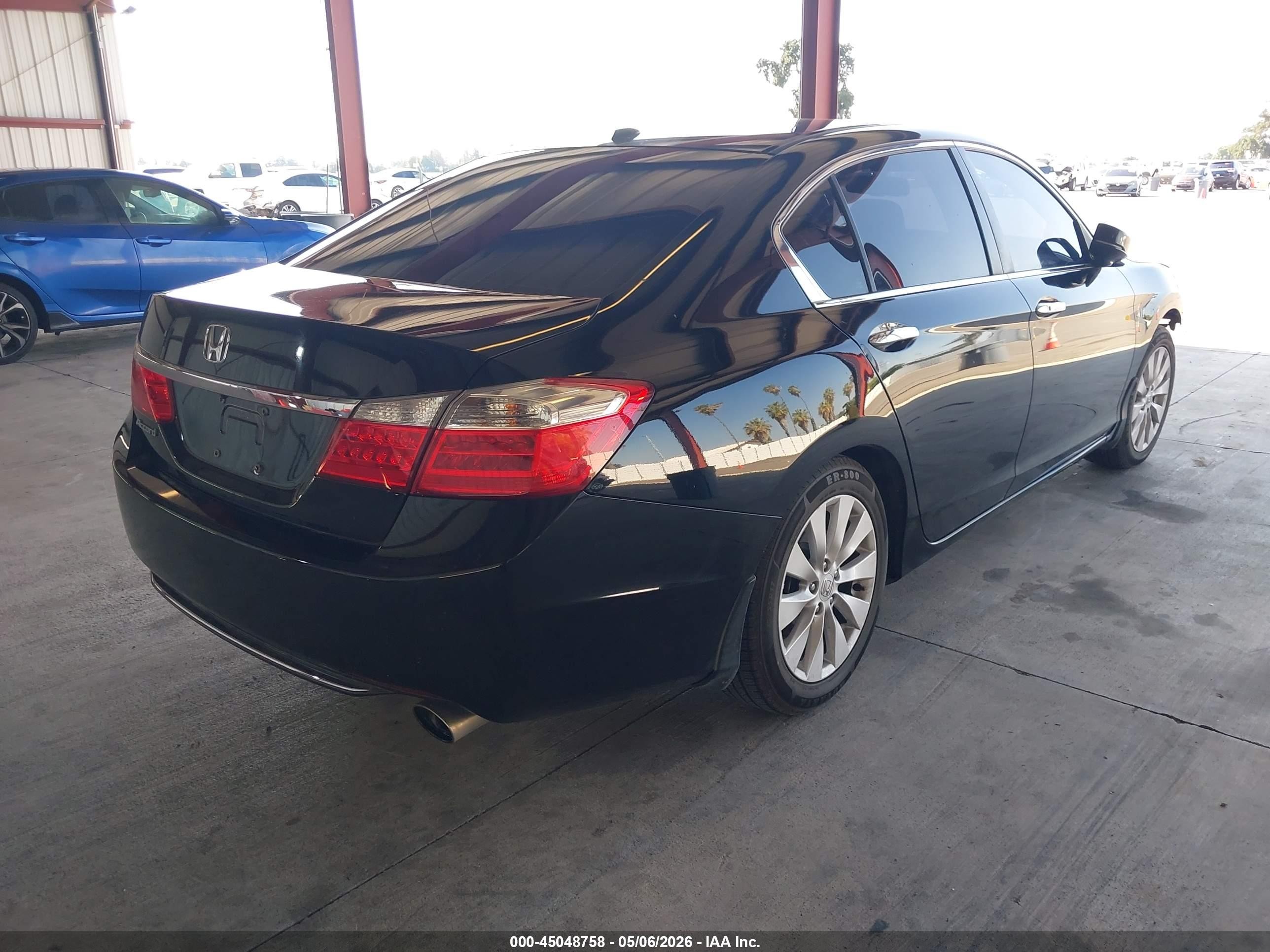 2015 Honda Accord Ex-l Черный vin: 1HGCR2F80FA146625