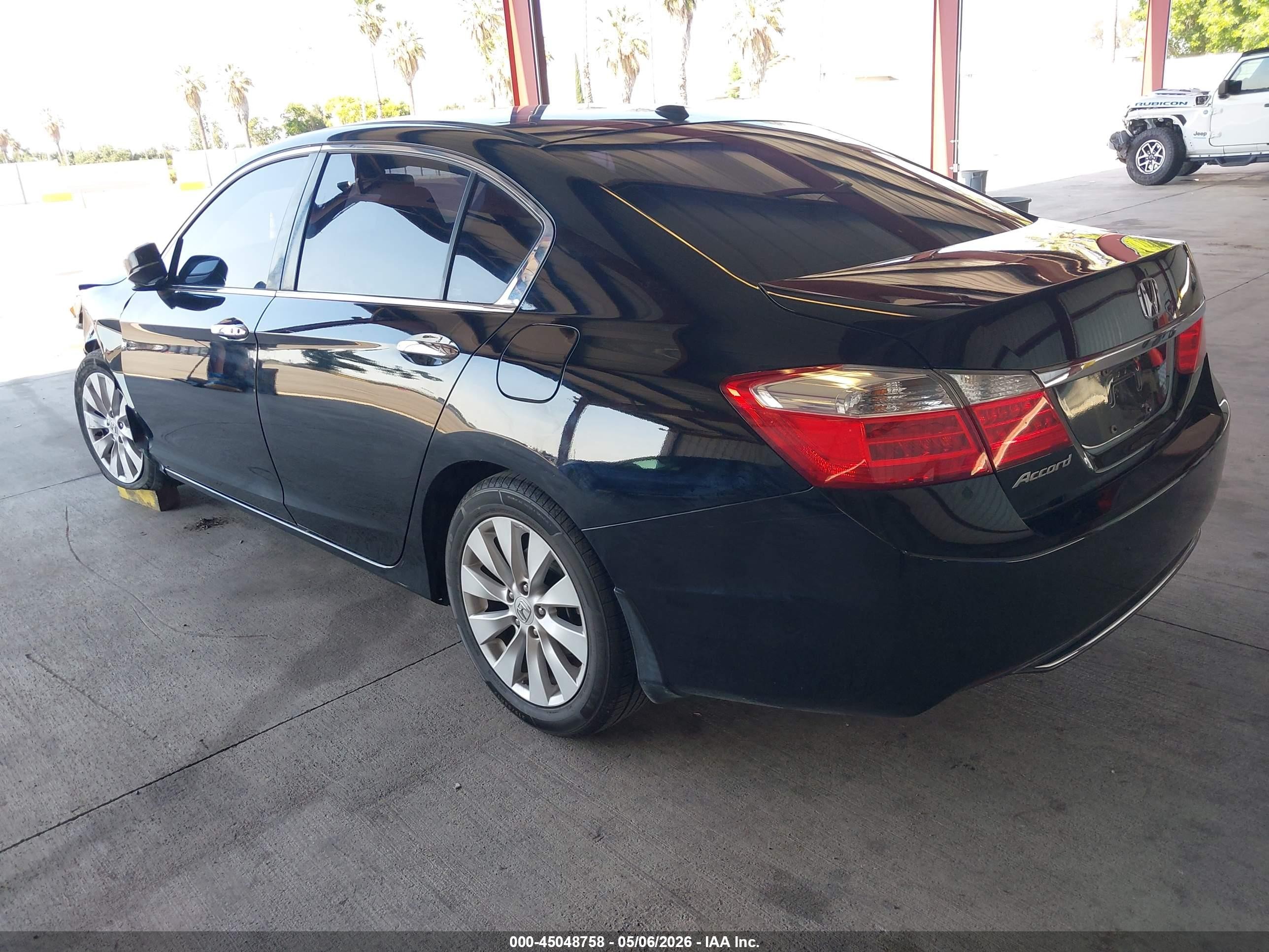 2015 Honda Accord Ex-l Черный vin: 1HGCR2F80FA146625