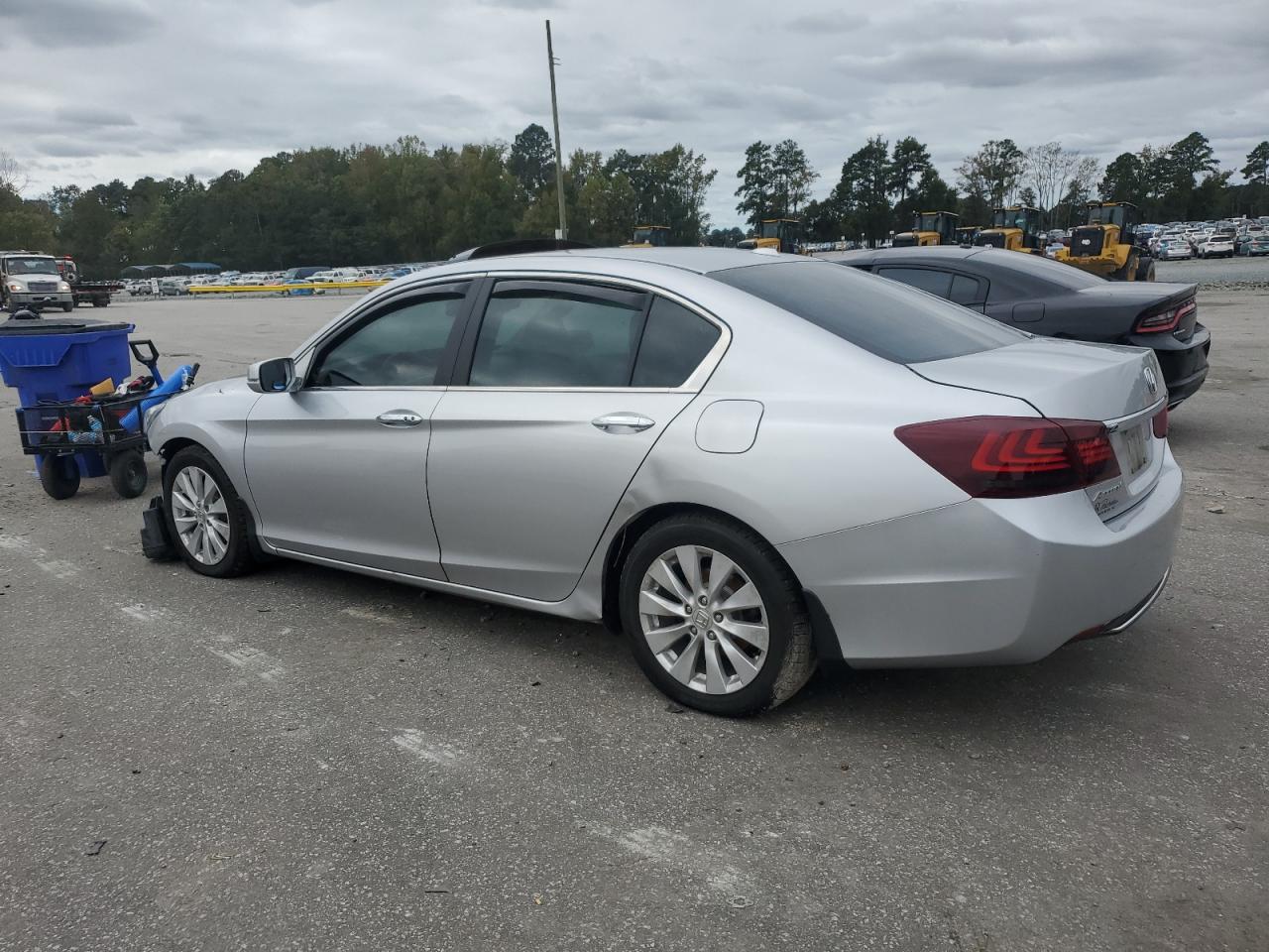 2015 Honda Accord Exl Silver vin: 1HGCR2F80FA152392