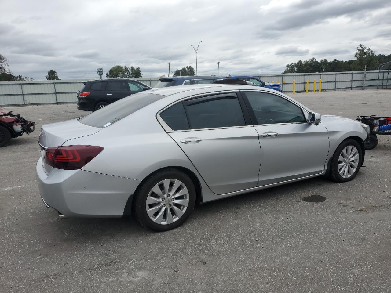 2015 Honda Accord Exl Silver vin: 1HGCR2F80FA152392