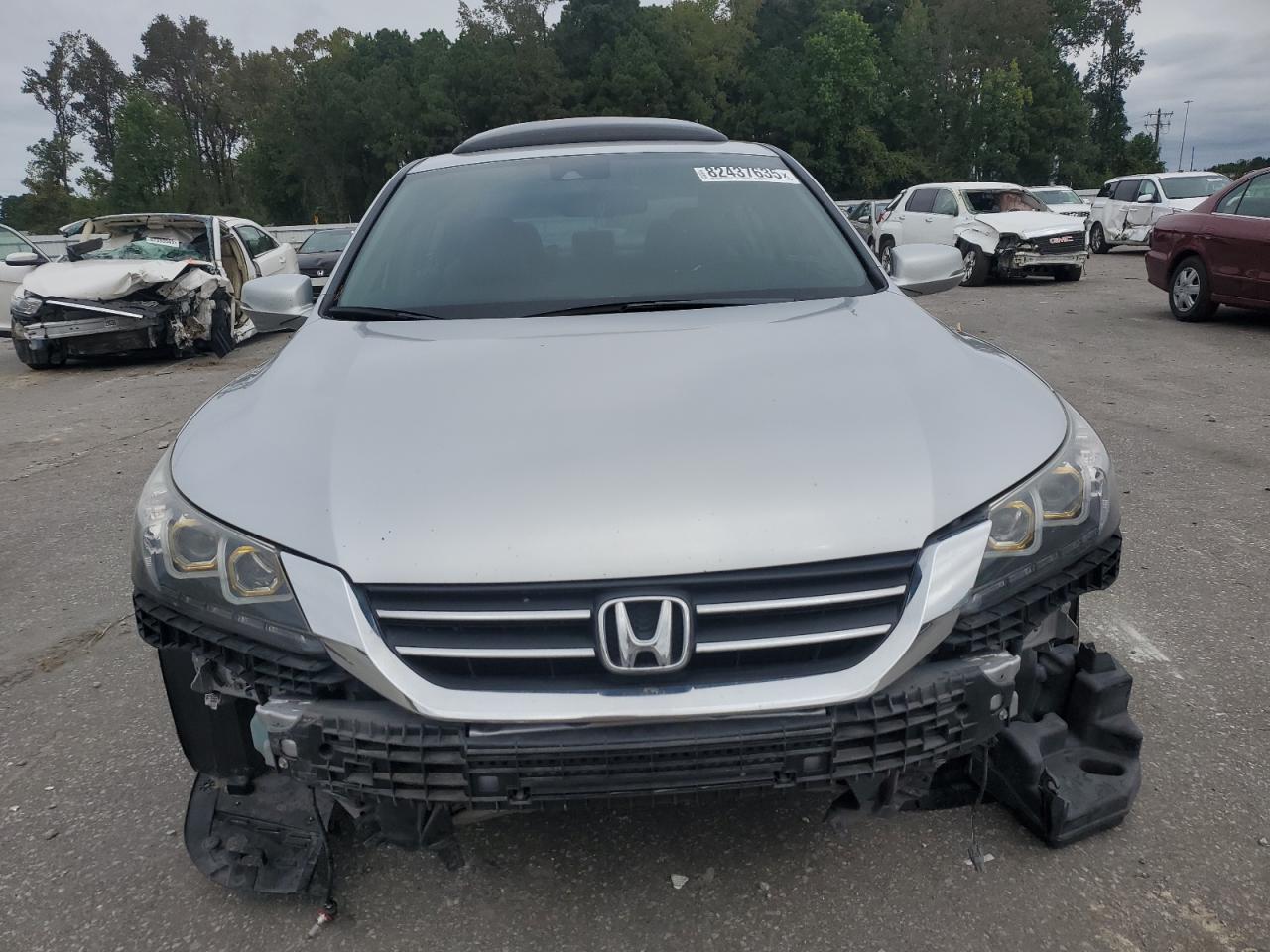 2015 Honda Accord Exl Silver vin: 1HGCR2F80FA152392