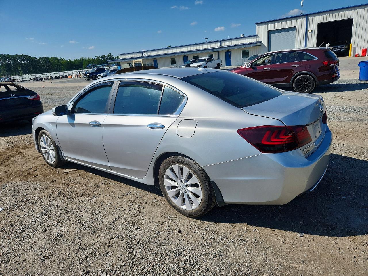 2015 Honda Accord Exl Серебряный vin: 1HGCR2F80FA152392
