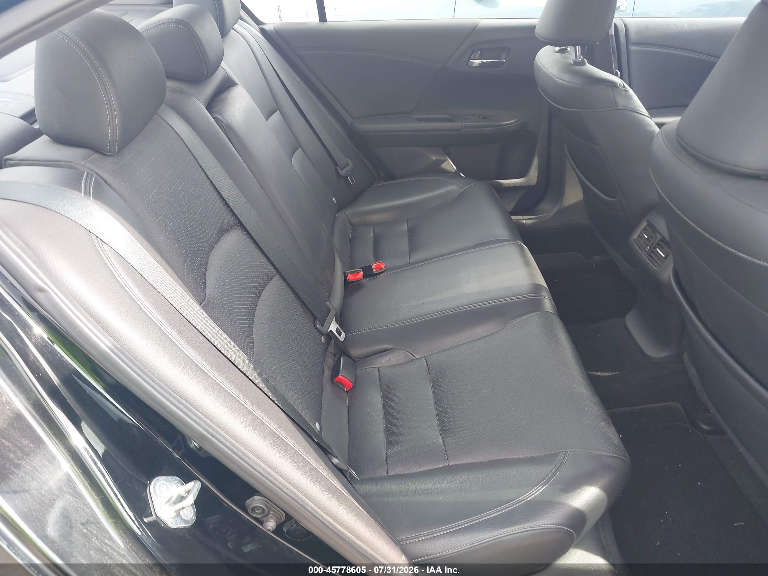 2015 Honda Accord Ex-l Black vin: 1HGCR2F80FA168091