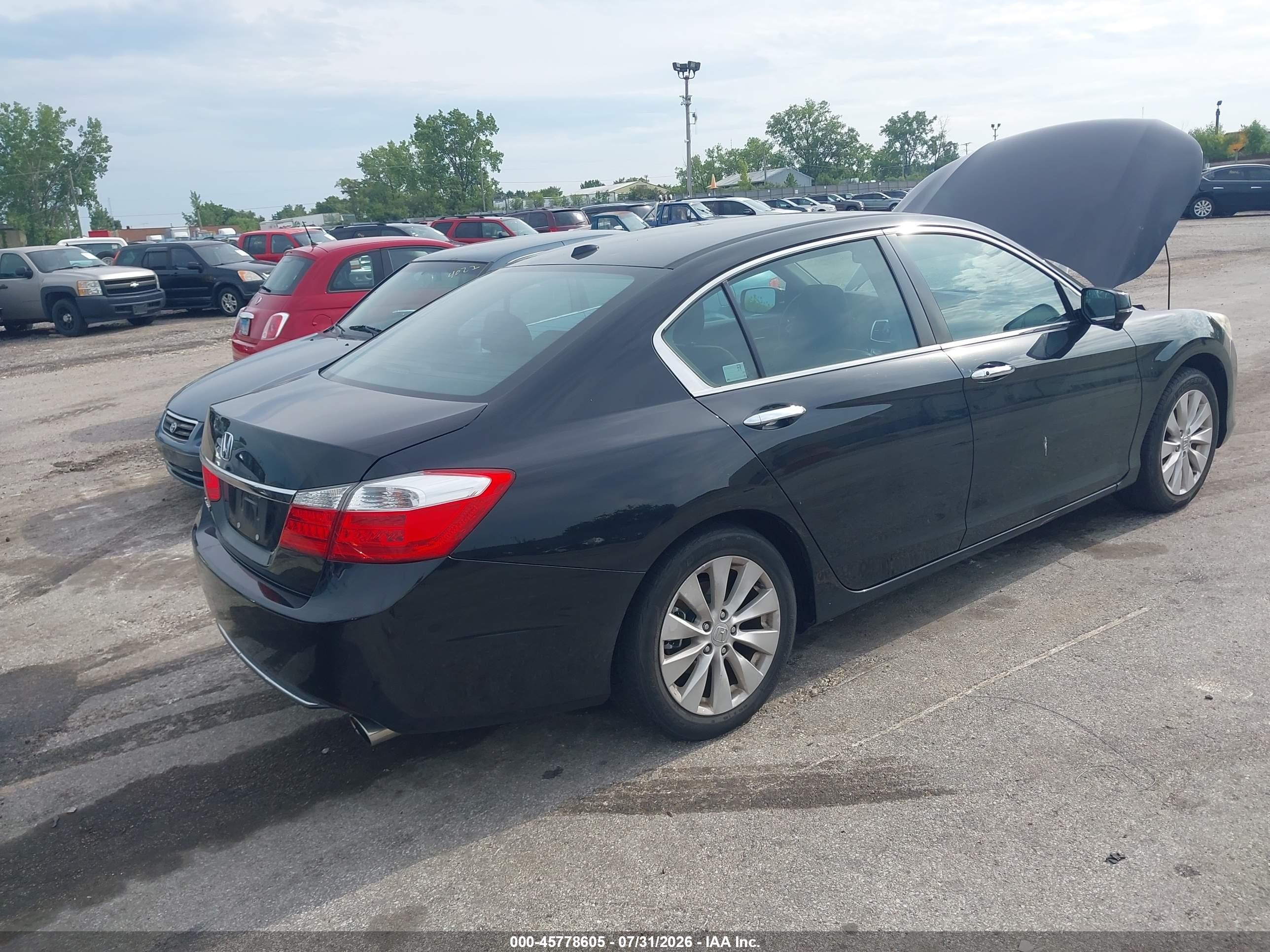 2015 Honda Accord Ex-l Black vin: 1HGCR2F80FA168091