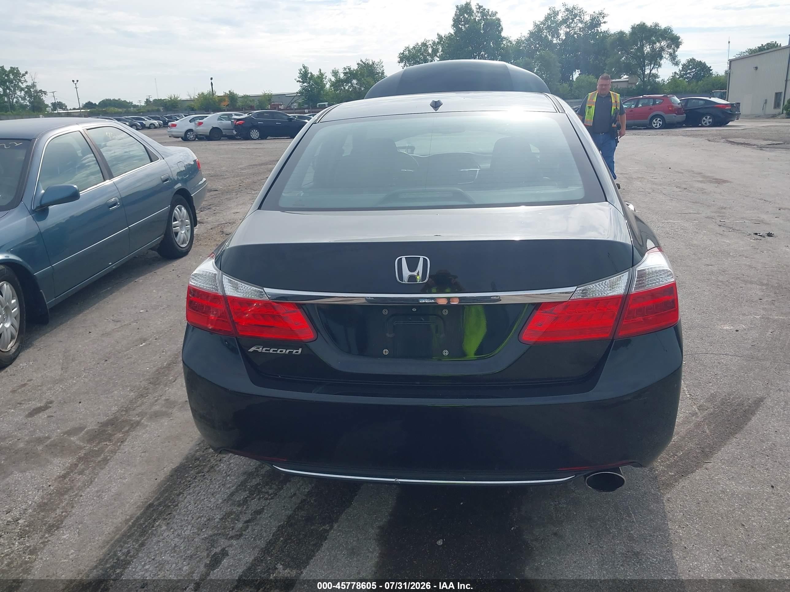 2015 Honda Accord Ex-l Black vin: 1HGCR2F80FA168091
