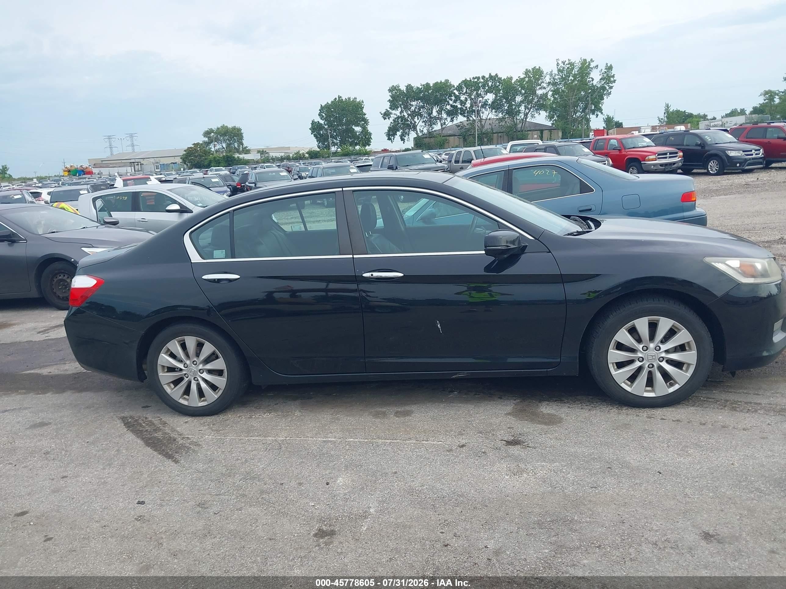 2015 Honda Accord Ex-l Black vin: 1HGCR2F80FA168091