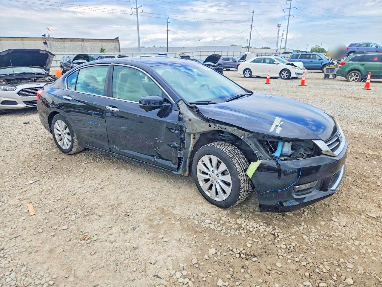 2015 Honda Accord Exl Black vin: 1HGCR2F80FA226474