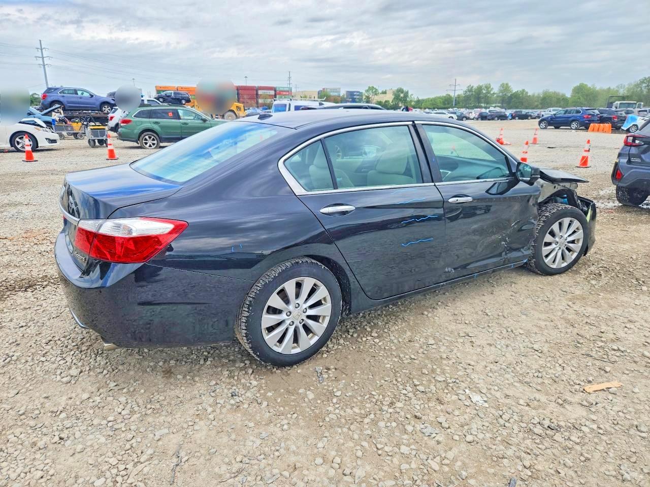 2015 Honda Accord Exl Black vin: 1HGCR2F80FA226474