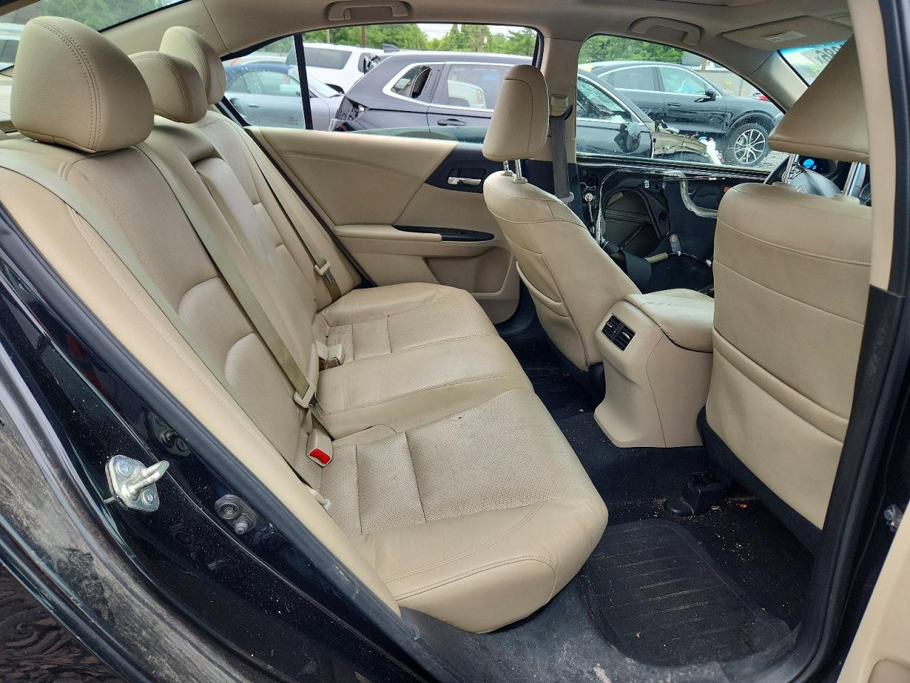 2015 Honda Accord Exl Черный vin: 1HGCR2F80FA235384