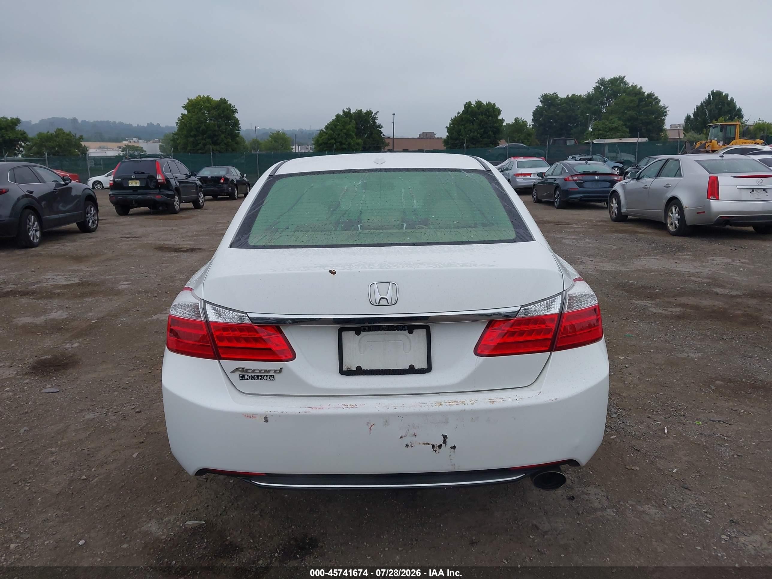2015 Honda Accord Ex-l White vin: 1HGCR2F80FA271642