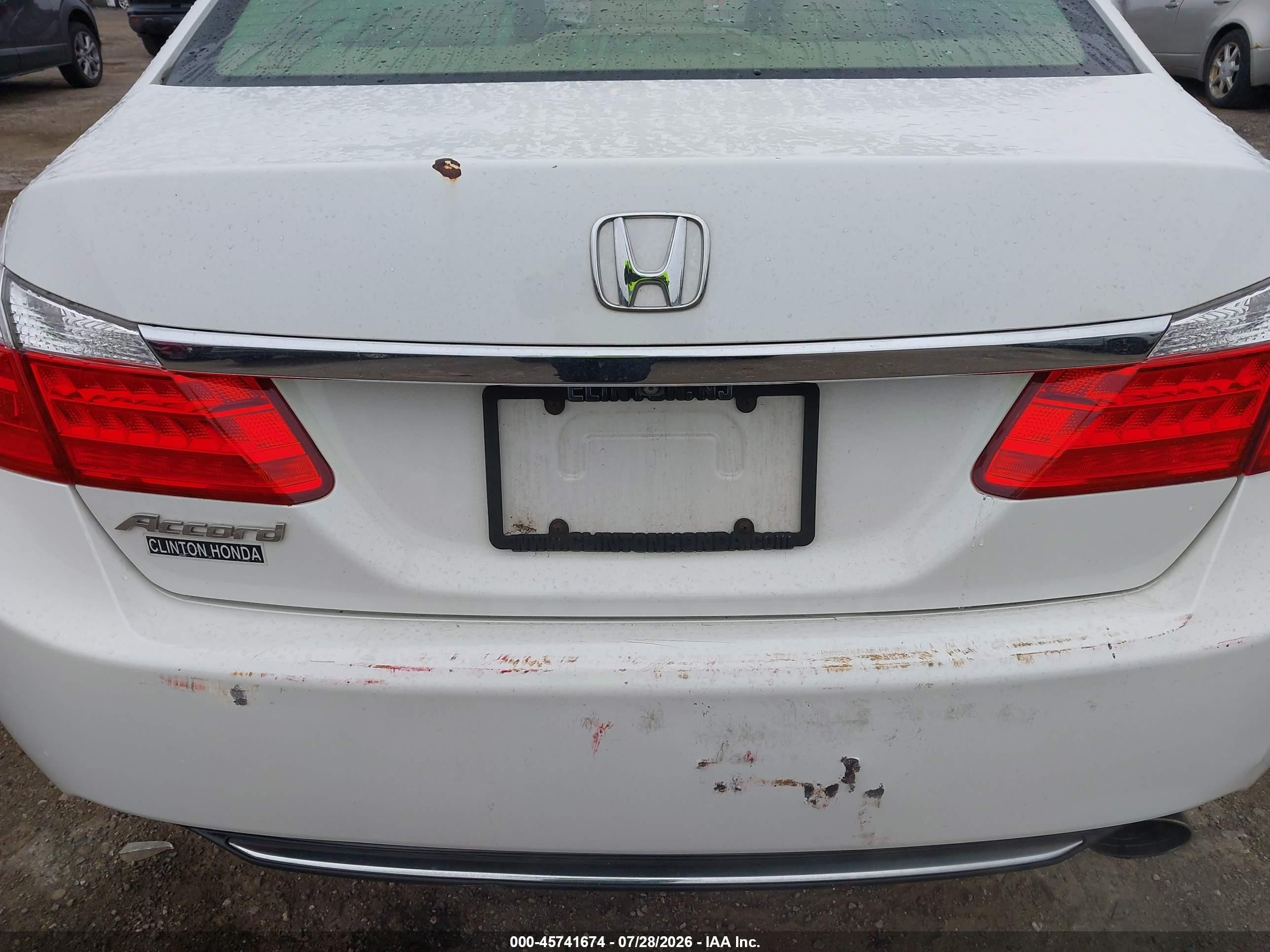 2015 Honda Accord Ex-l White vin: 1HGCR2F80FA271642