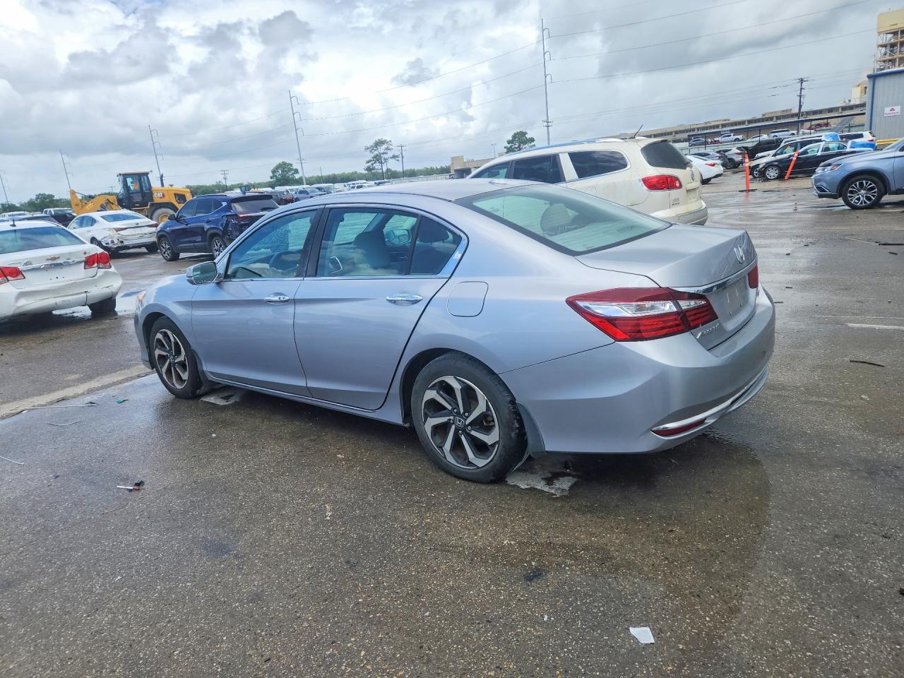 2017 Honda Accord Exl Silver vin: 1HGCR2F80HA241639