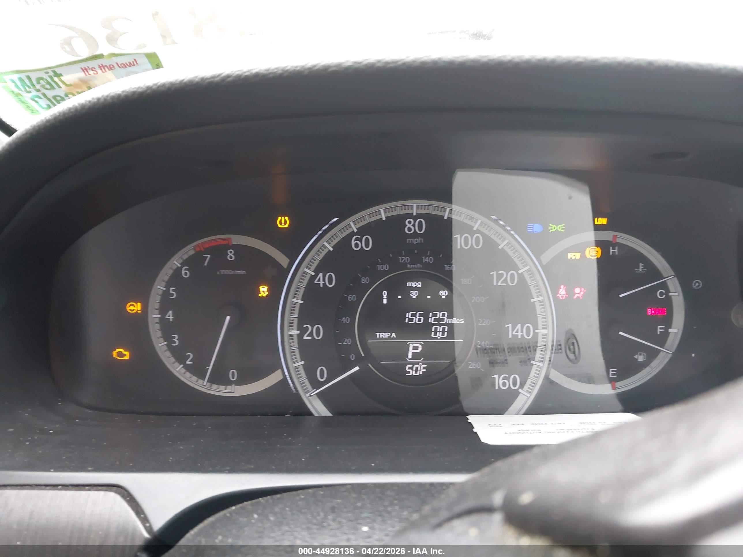 2013 Honda Accord Ex-l Black vin: 1HGCR2F81DA007892