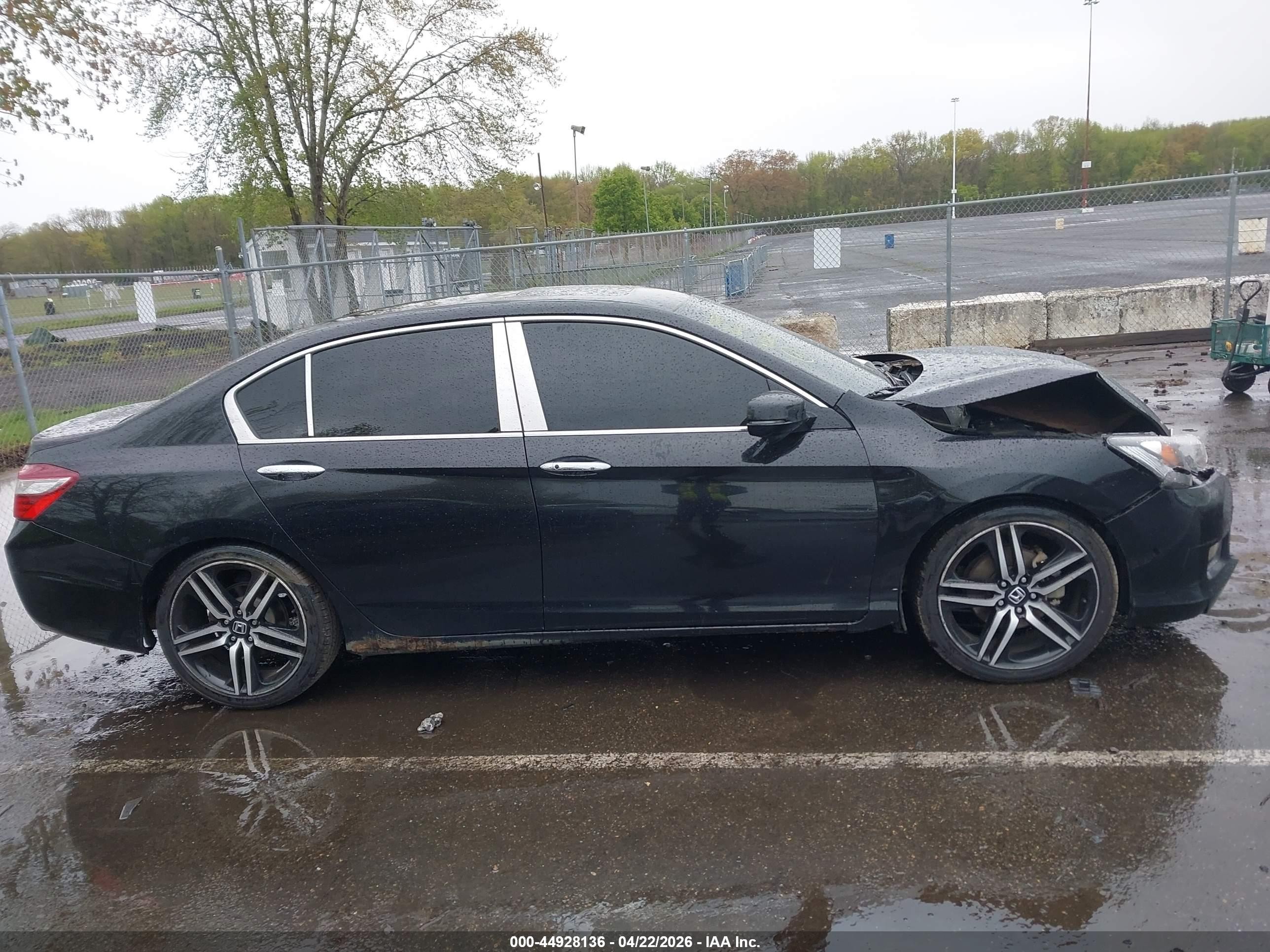 2013 Honda Accord Ex-l Black vin: 1HGCR2F81DA007892