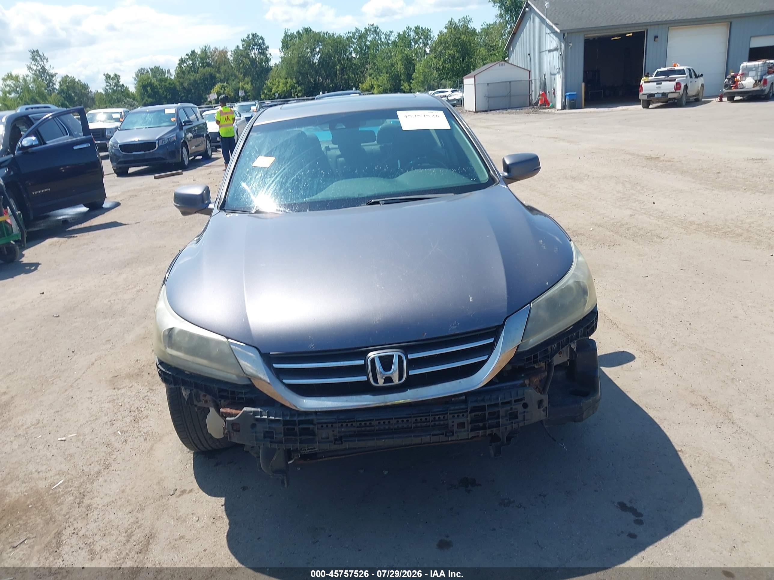 2013 Honda Accord Ex-l Gray vin: 1HGCR2F81DA016494