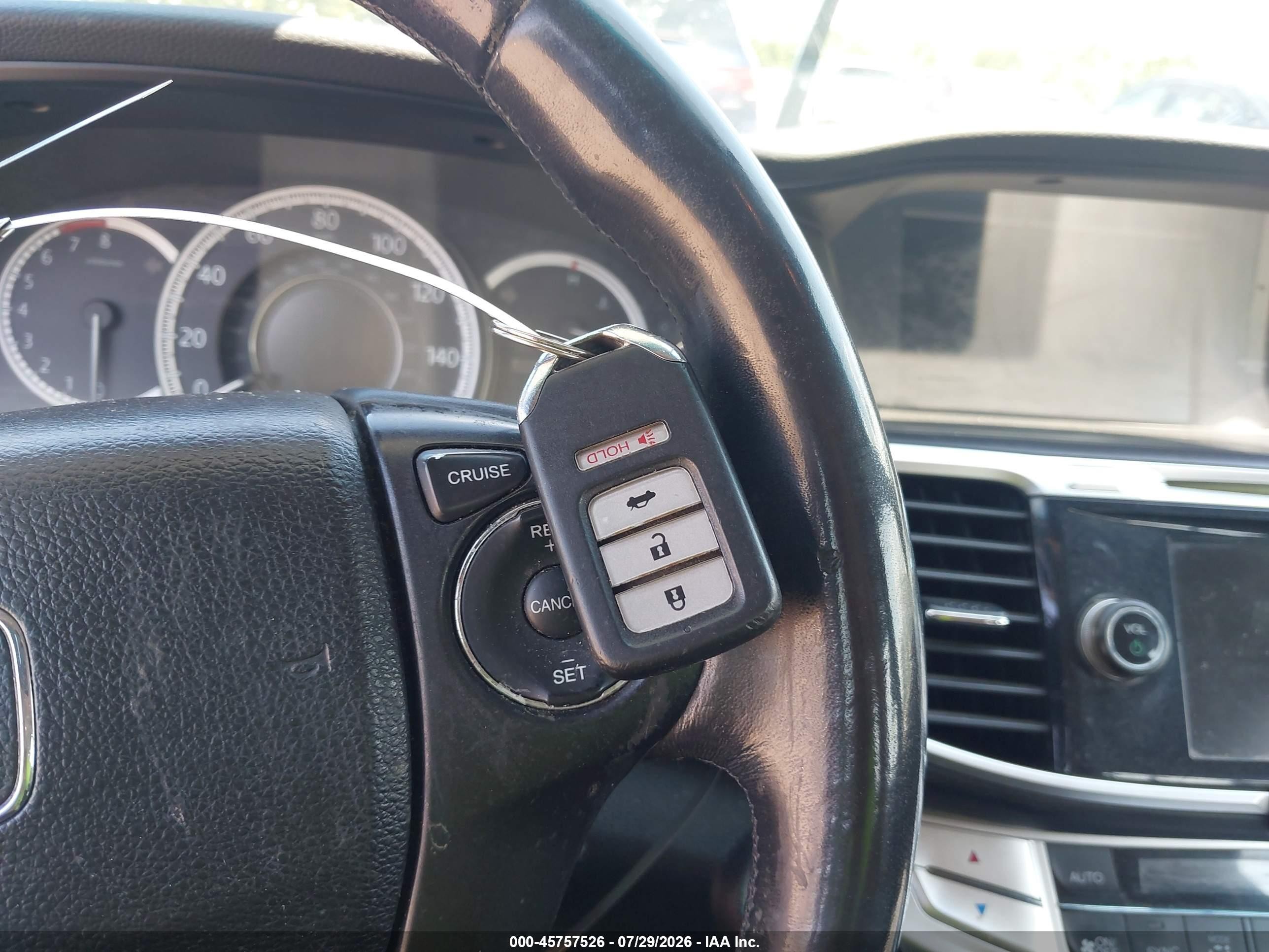 2013 Honda Accord Ex-l Gray vin: 1HGCR2F81DA016494