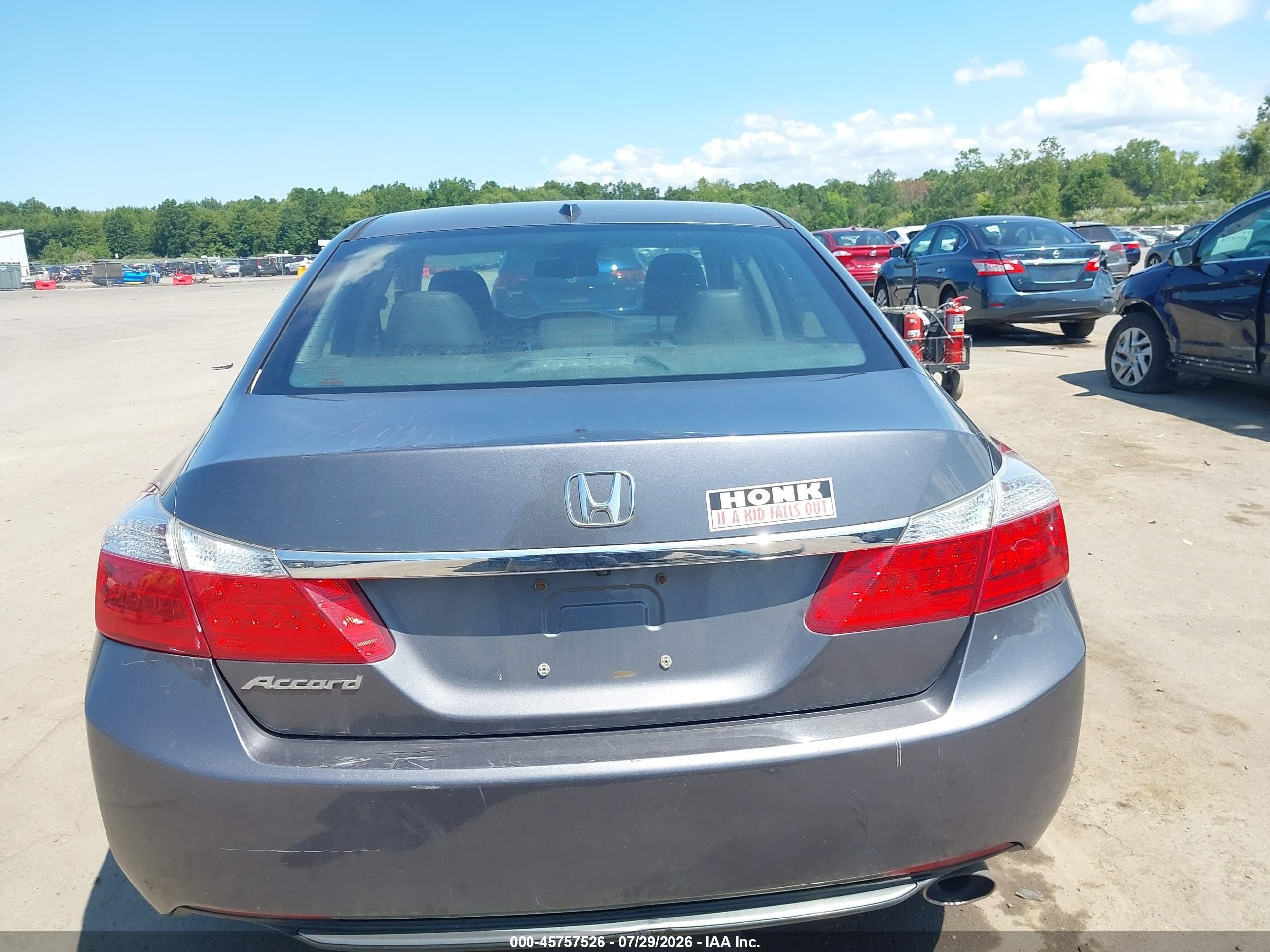 2013 Honda Accord Ex-l Gray vin: 1HGCR2F81DA016494