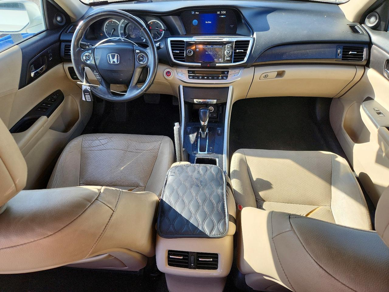 2013 Honda Accord Exl White vin: 1HGCR2F81DA018729