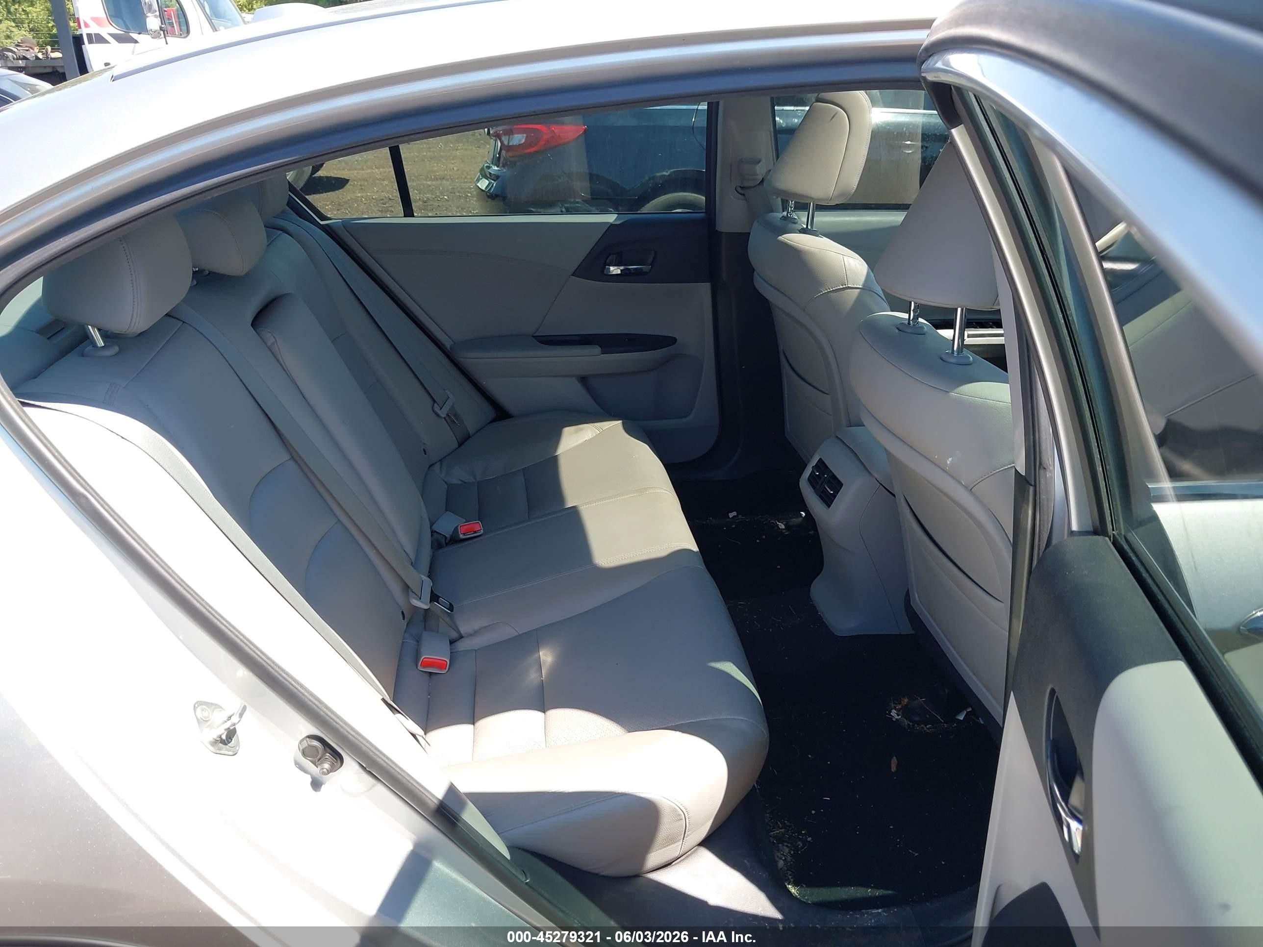 2013 Honda Accord Ex-l Silver vin: 1HGCR2F81DA036583