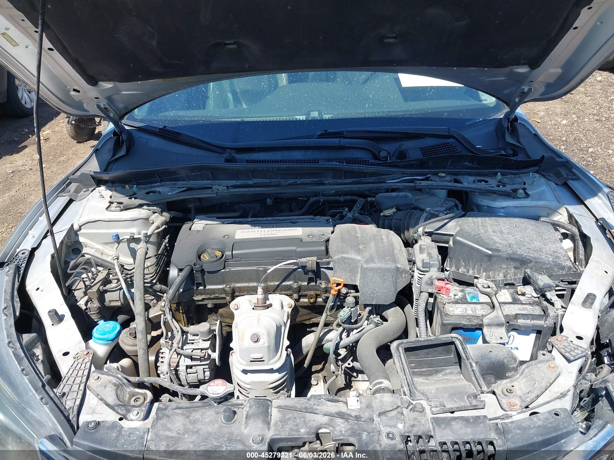 2013 Honda Accord Ex-l Silver vin: 1HGCR2F81DA036583