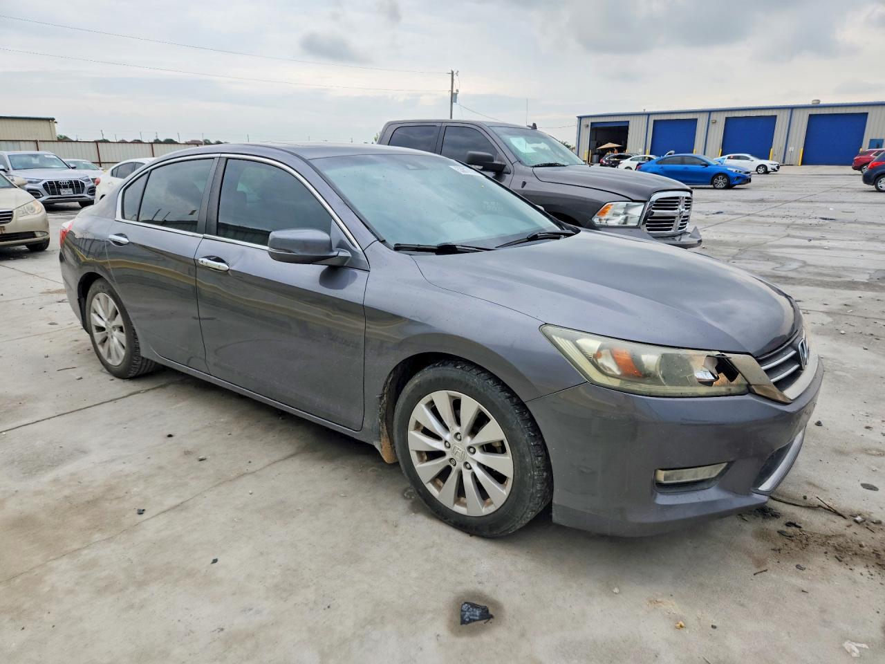 2013 Honda Accord Exl Gray vin: 1HGCR2F81DA054968