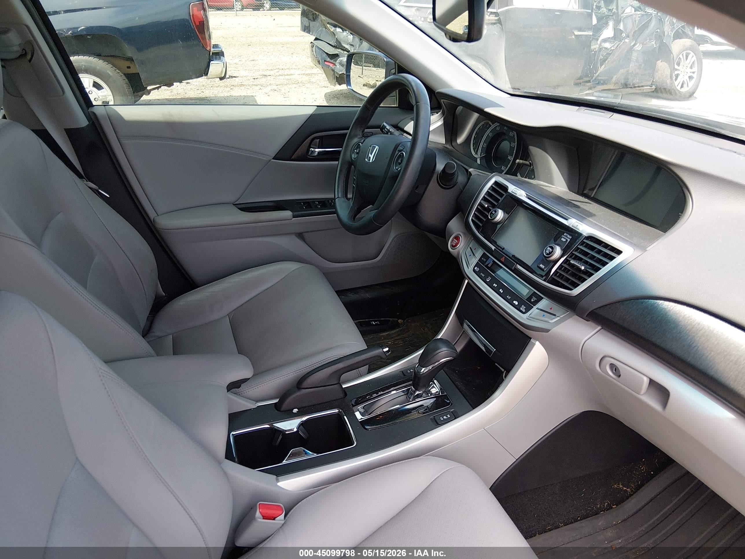 2013 Honda Accord Ex-l Blue vin: 1HGCR2F81DA097660