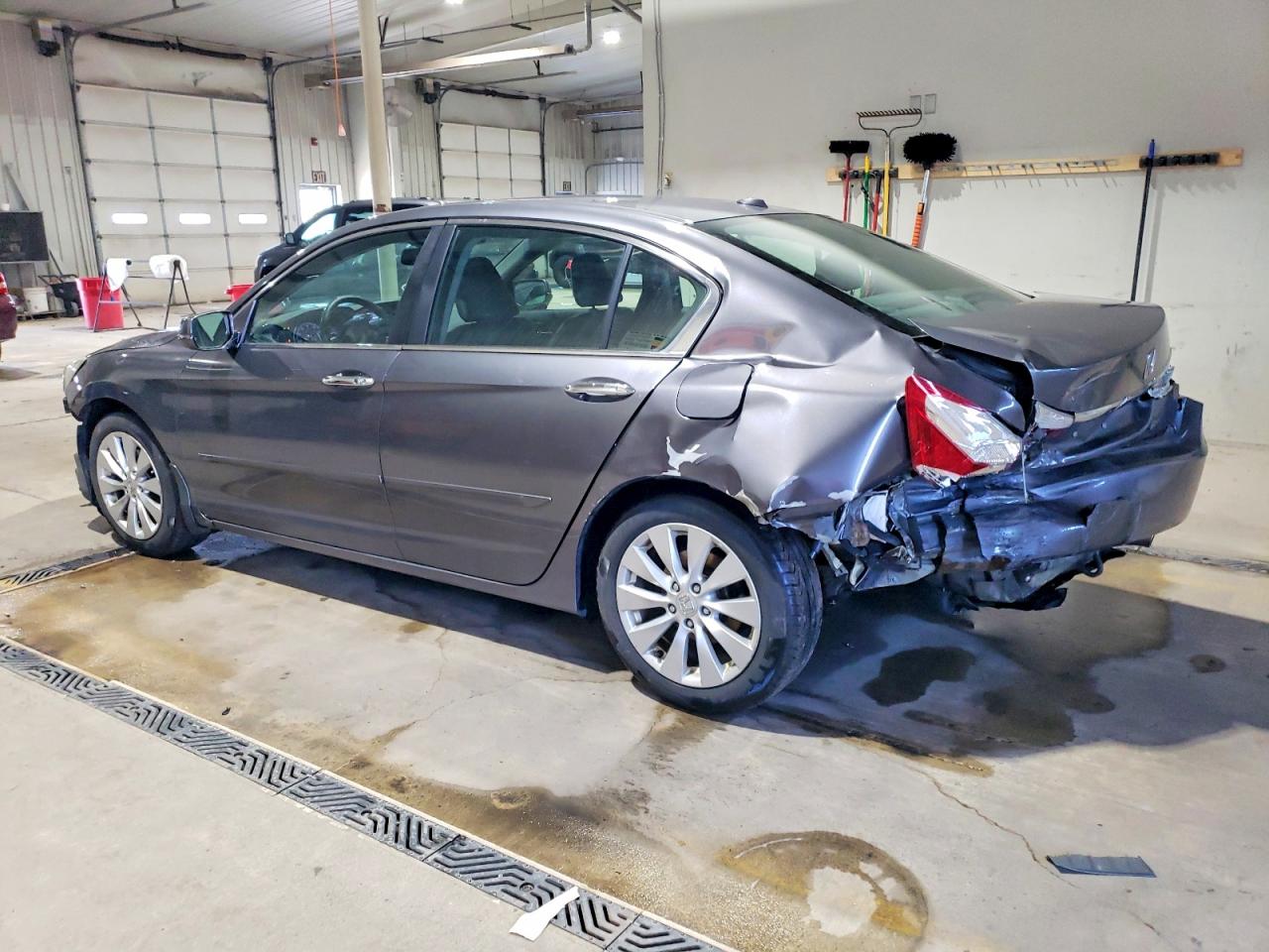 2013 Honda Accord Exl Gray vin: 1HGCR2F81DA147182
