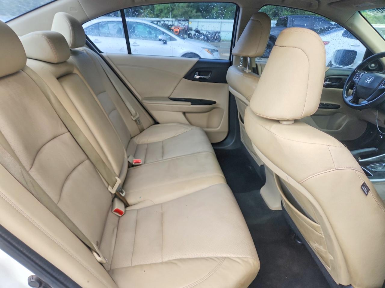 2013 Honda Accord Exl White vin: 1HGCR2F81DA154116