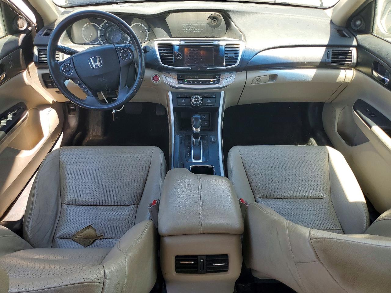 2013 Honda Accord Exl Tan vin: 1HGCR2F81DA173183