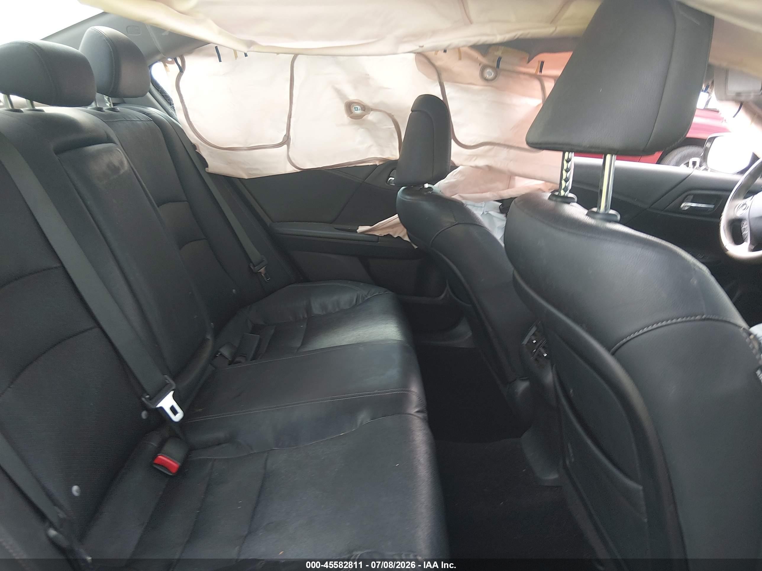 2013 Honda Accord Ex-l Black vin: 1HGCR2F81DA184748