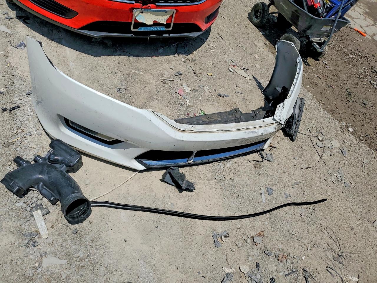 2013 Honda Accord Exl White vin: 1HGCR2F81DA195815
