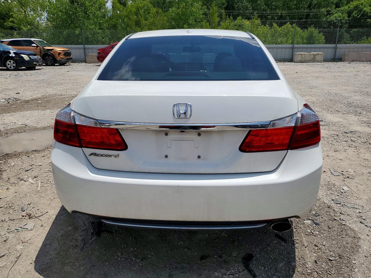 2013 Honda Accord Exl White vin: 1HGCR2F81DA195815
