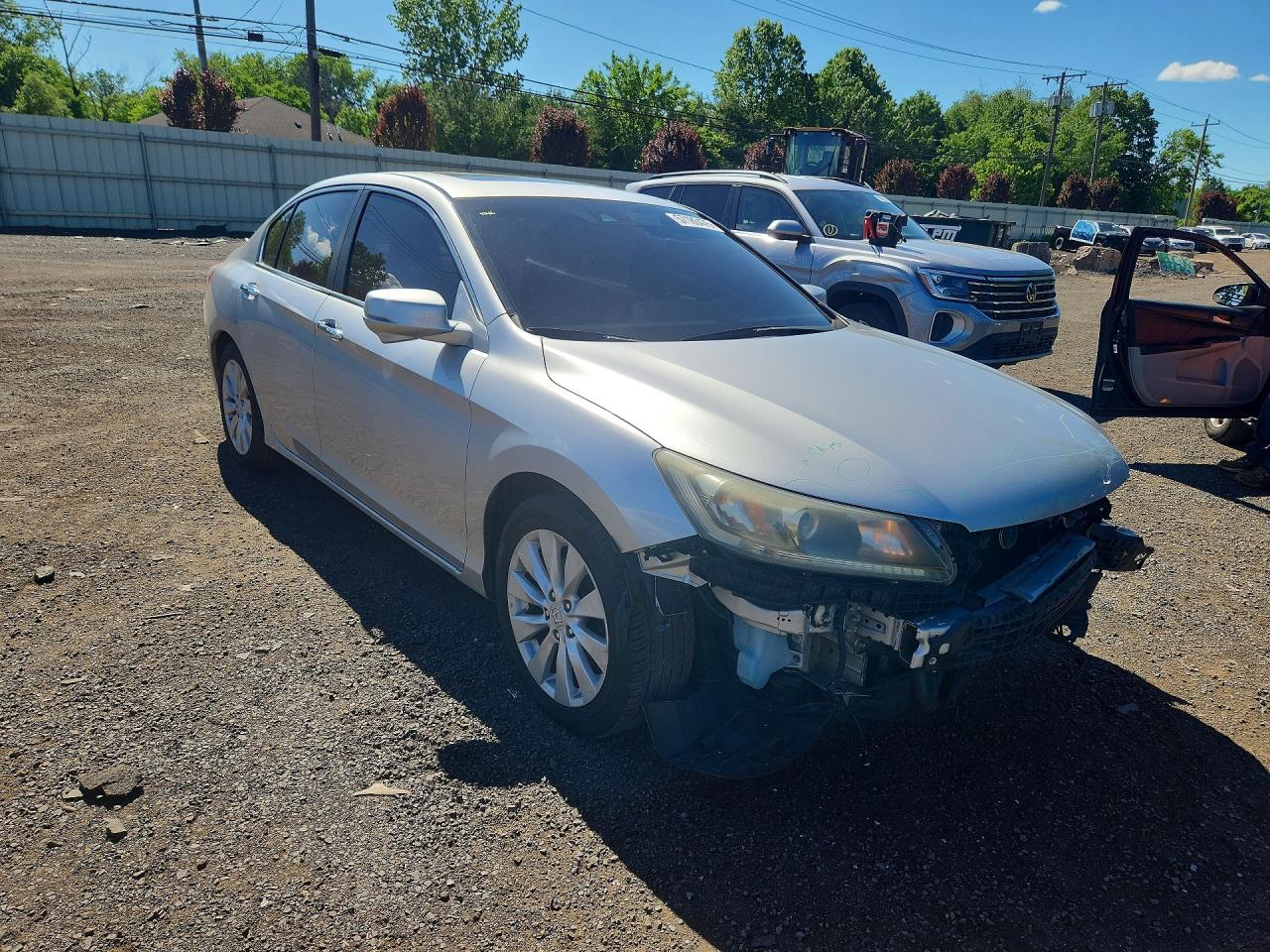 2013 Honda Accord Exl Gray vin: 1HGCR2F81DA196866