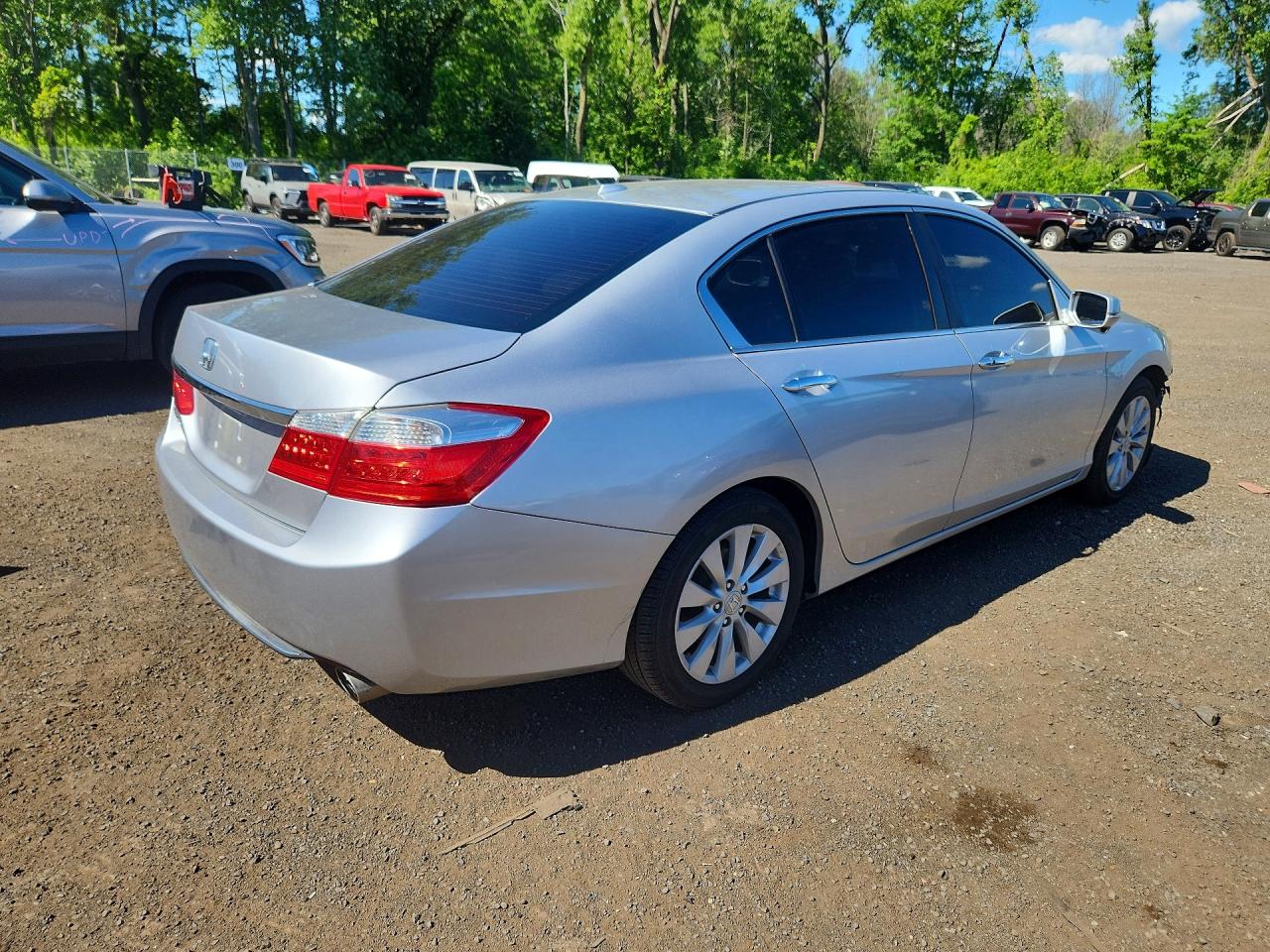 2013 Honda Accord Exl Gray vin: 1HGCR2F81DA196866