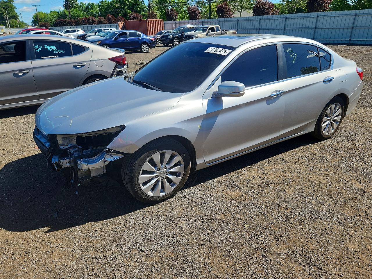 2013 Honda Accord Exl Gray vin: 1HGCR2F81DA196866