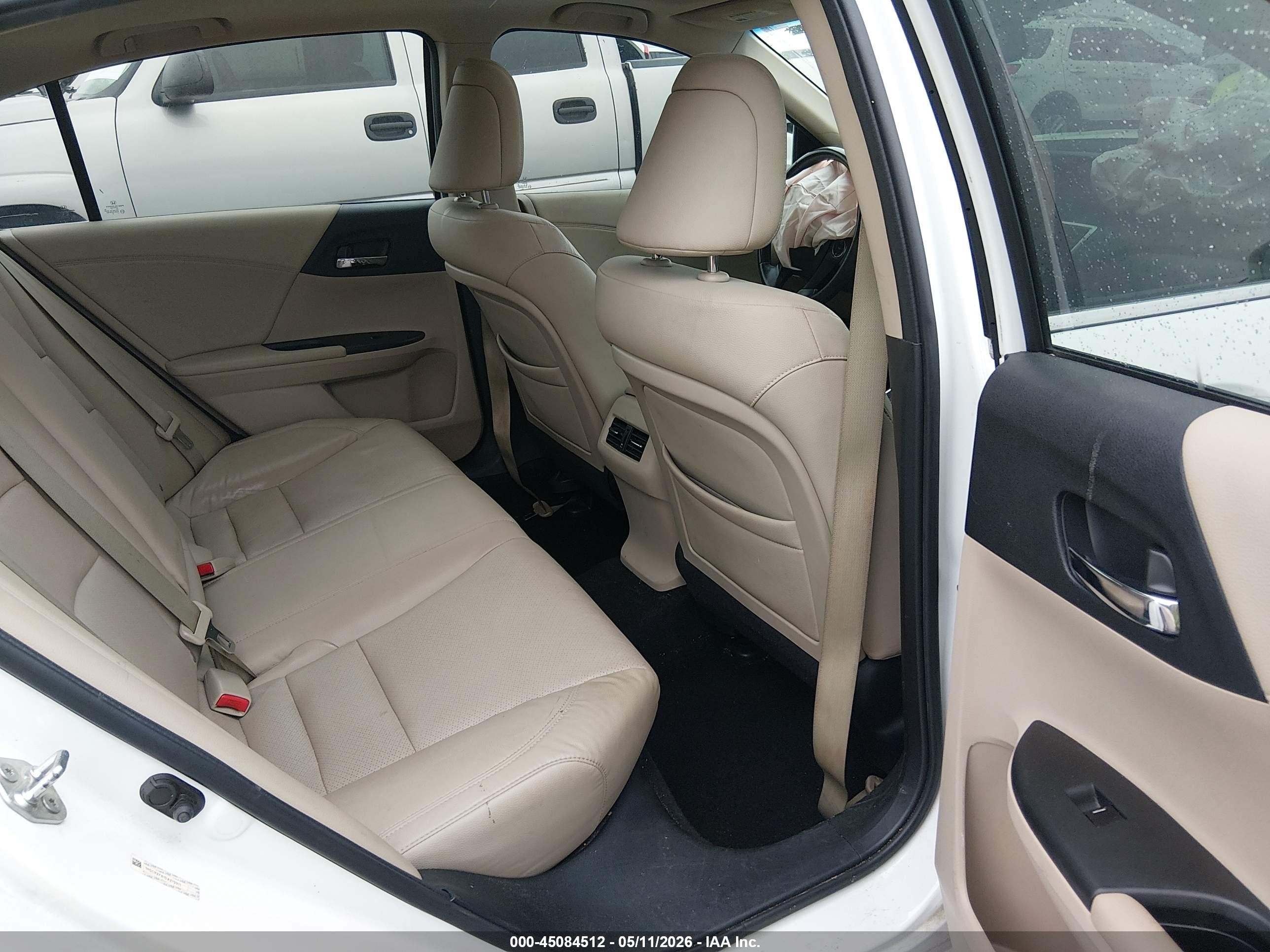 2013 Honda Accord Ex-l Белый vin: 1HGCR2F81DA213911
