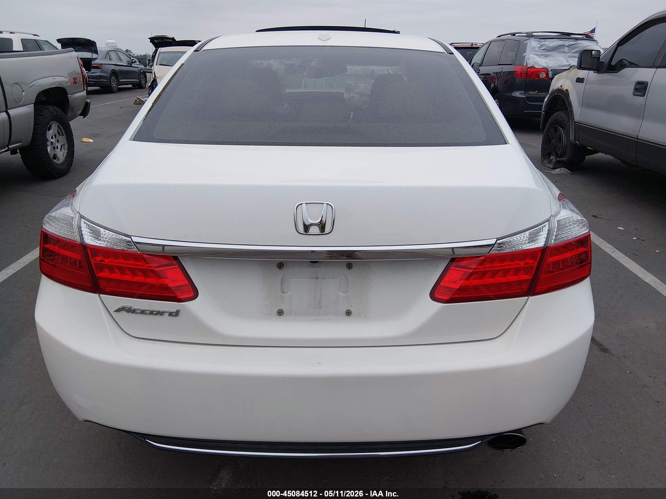 2013 Honda Accord Ex-l Белый vin: 1HGCR2F81DA213911