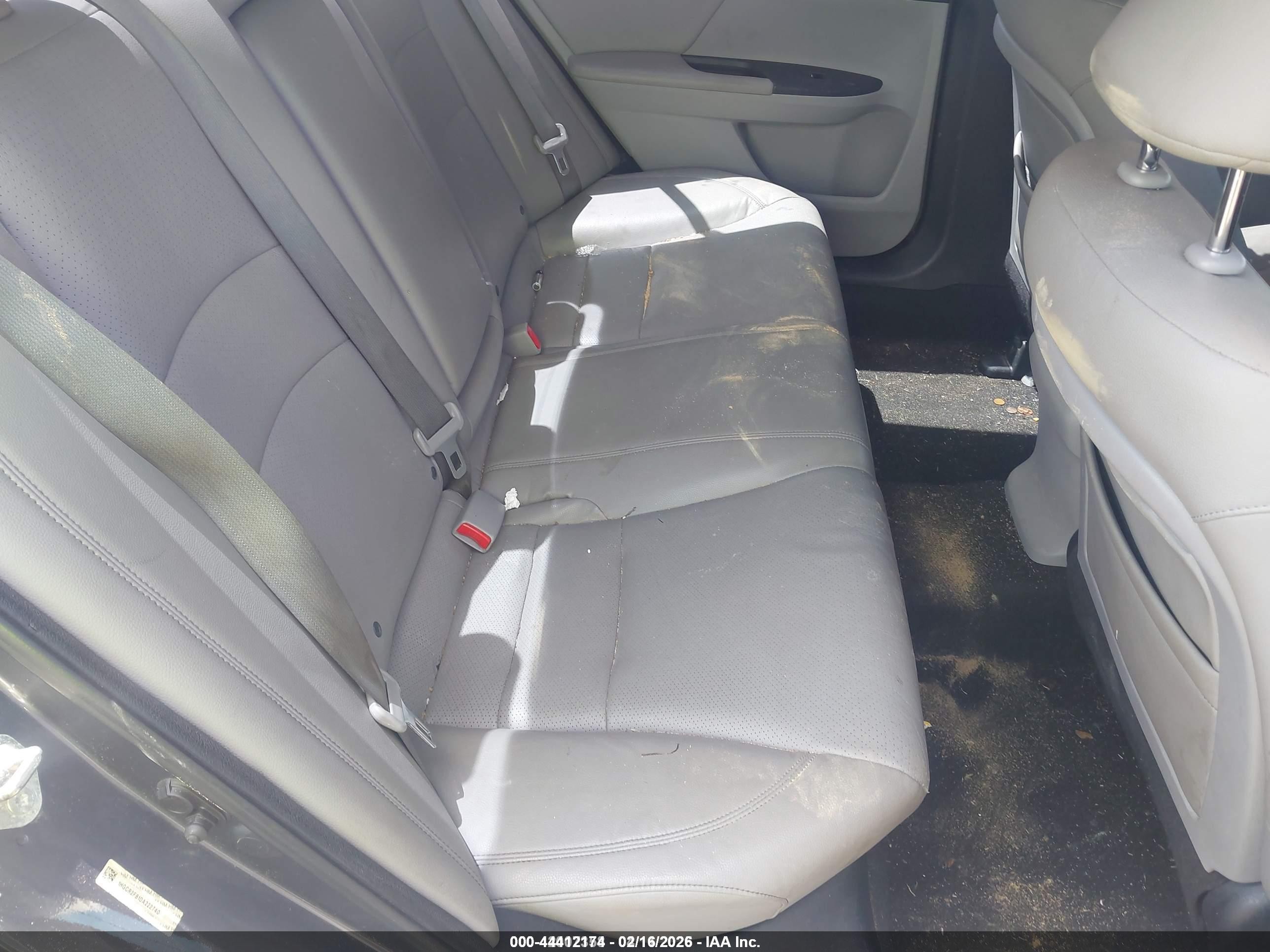 2013 Honda Accord Ex-l Gray vin: 1HGCR2F81DA222740