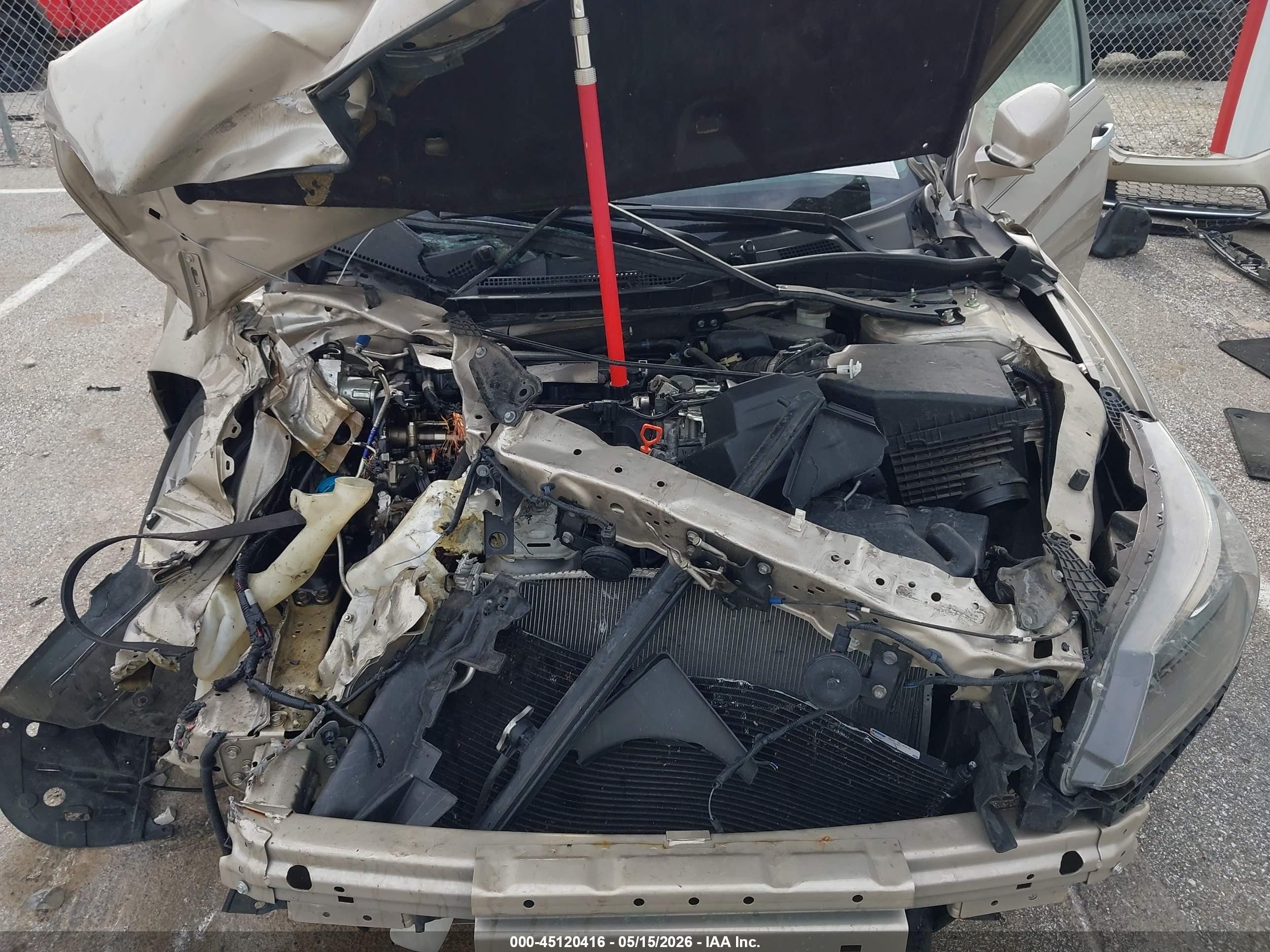 2013 Honda Accord Ex-l Желто-коричневый vin: 1HGCR2F81DA238064