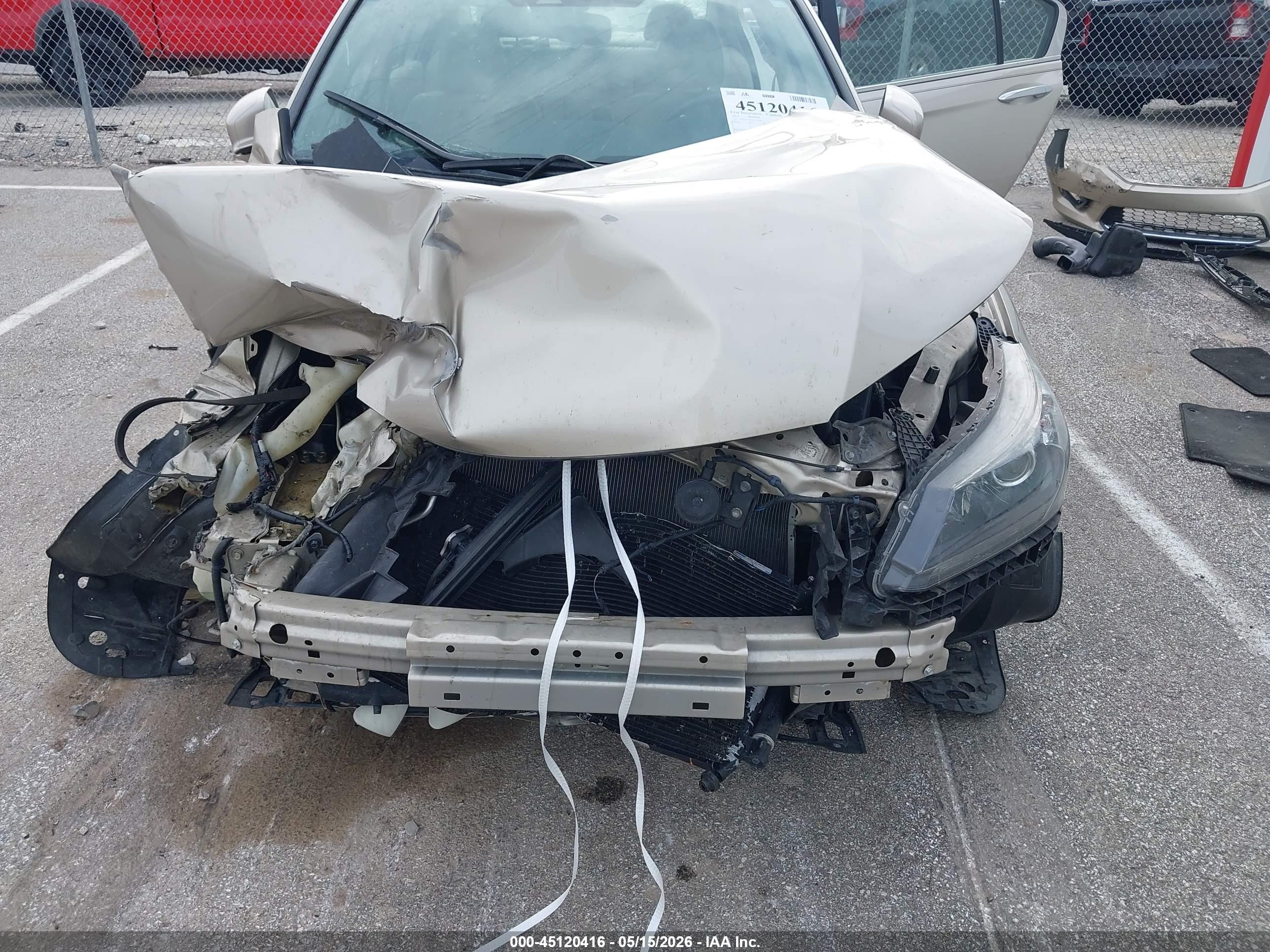 2013 Honda Accord Ex-l Желто-коричневый vin: 1HGCR2F81DA238064