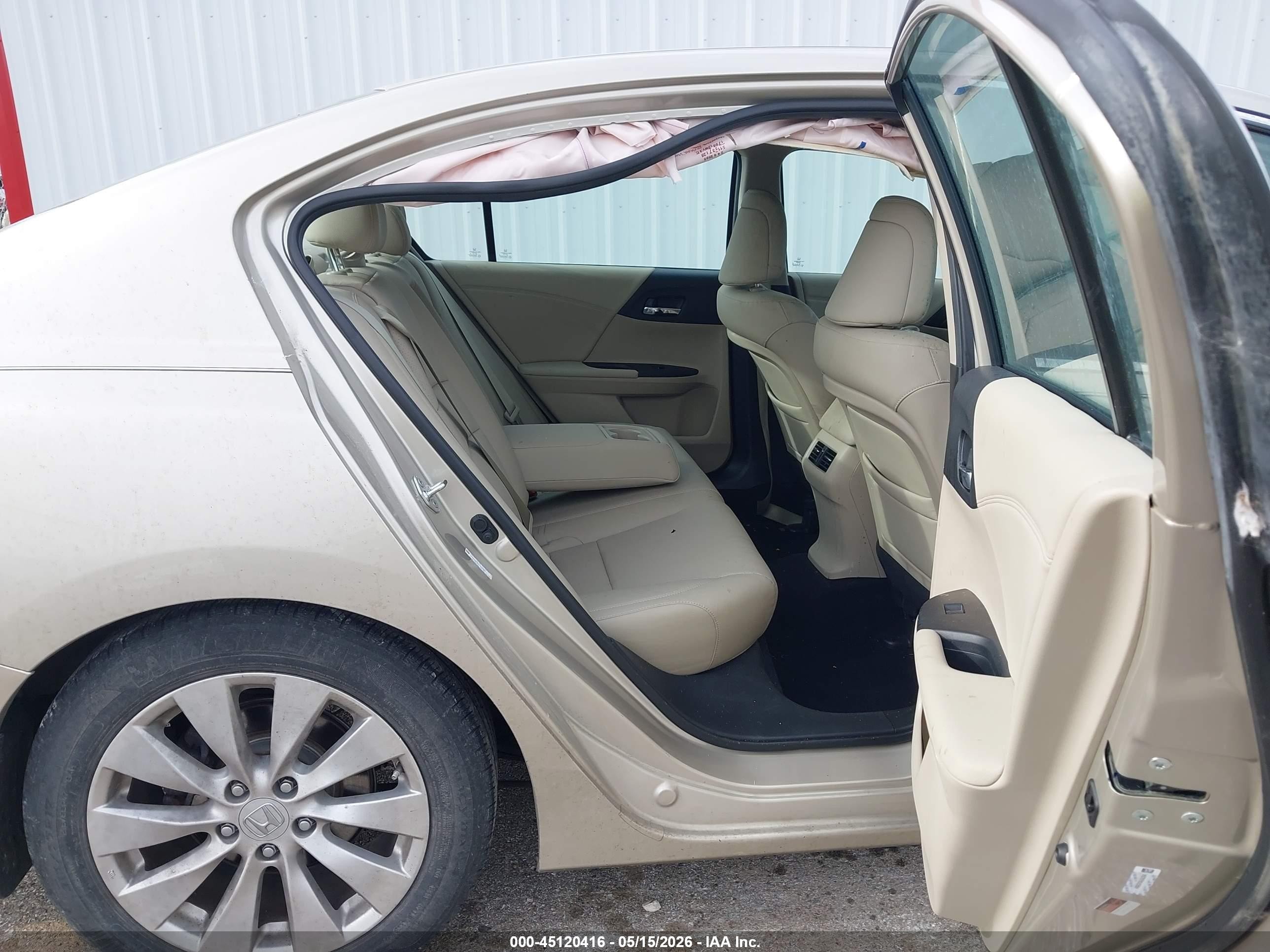 2013 Honda Accord Ex-l Желто-коричневый vin: 1HGCR2F81DA238064