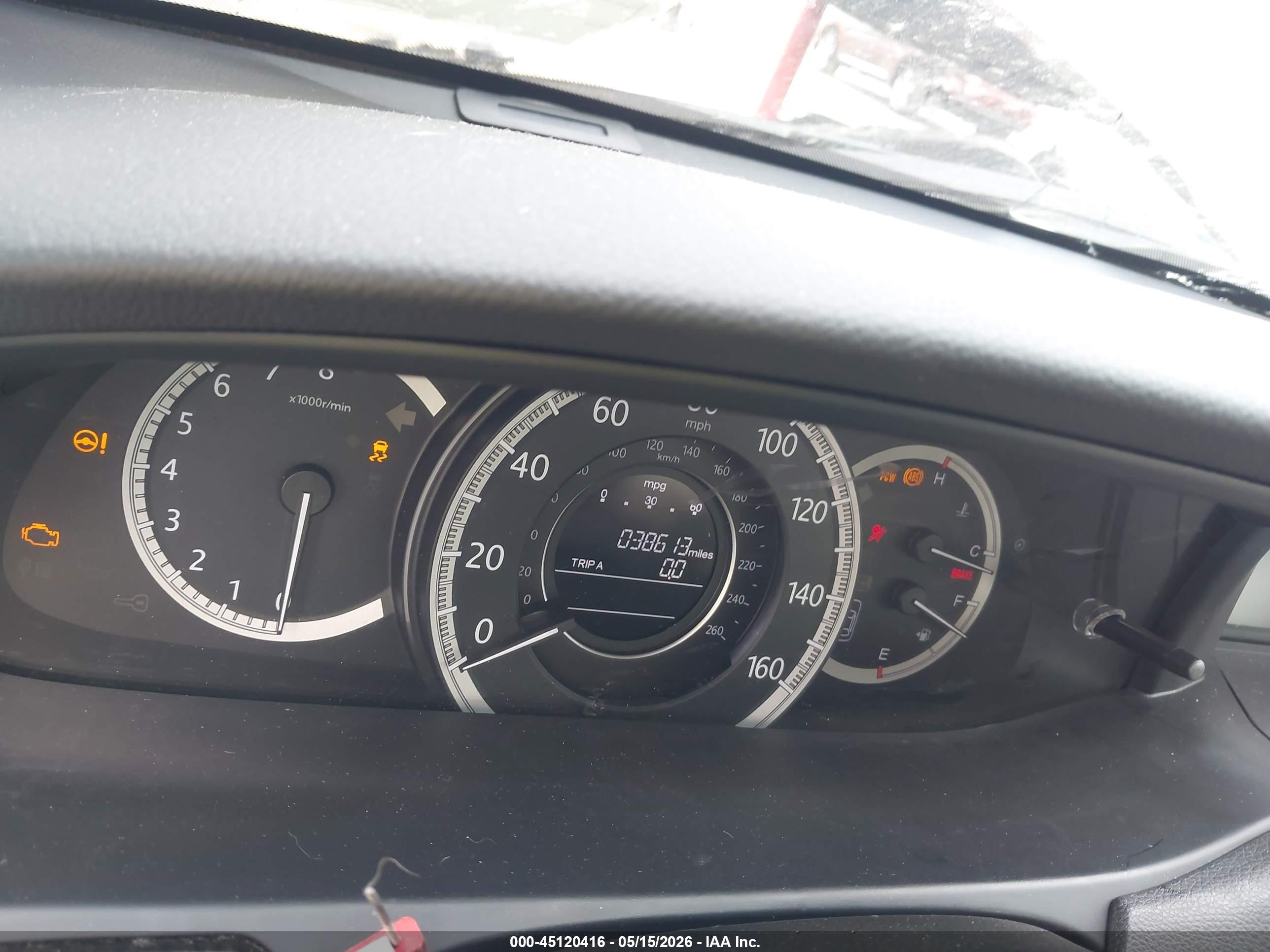 2013 Honda Accord Ex-l Желто-коричневый vin: 1HGCR2F81DA238064